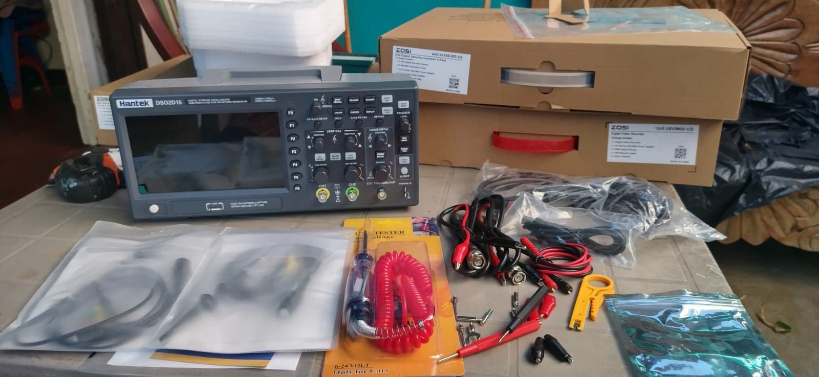 Hantek DSO2D15 Digital Storage Lab Oscilloscopes150MHz Bandwidth 2CH customer photo 2