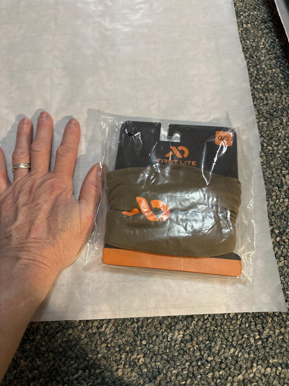 First Lite Aerowool Merino Wool Neck Gaiter - Ultralight Camo Hunting Face Mask customer photo 1