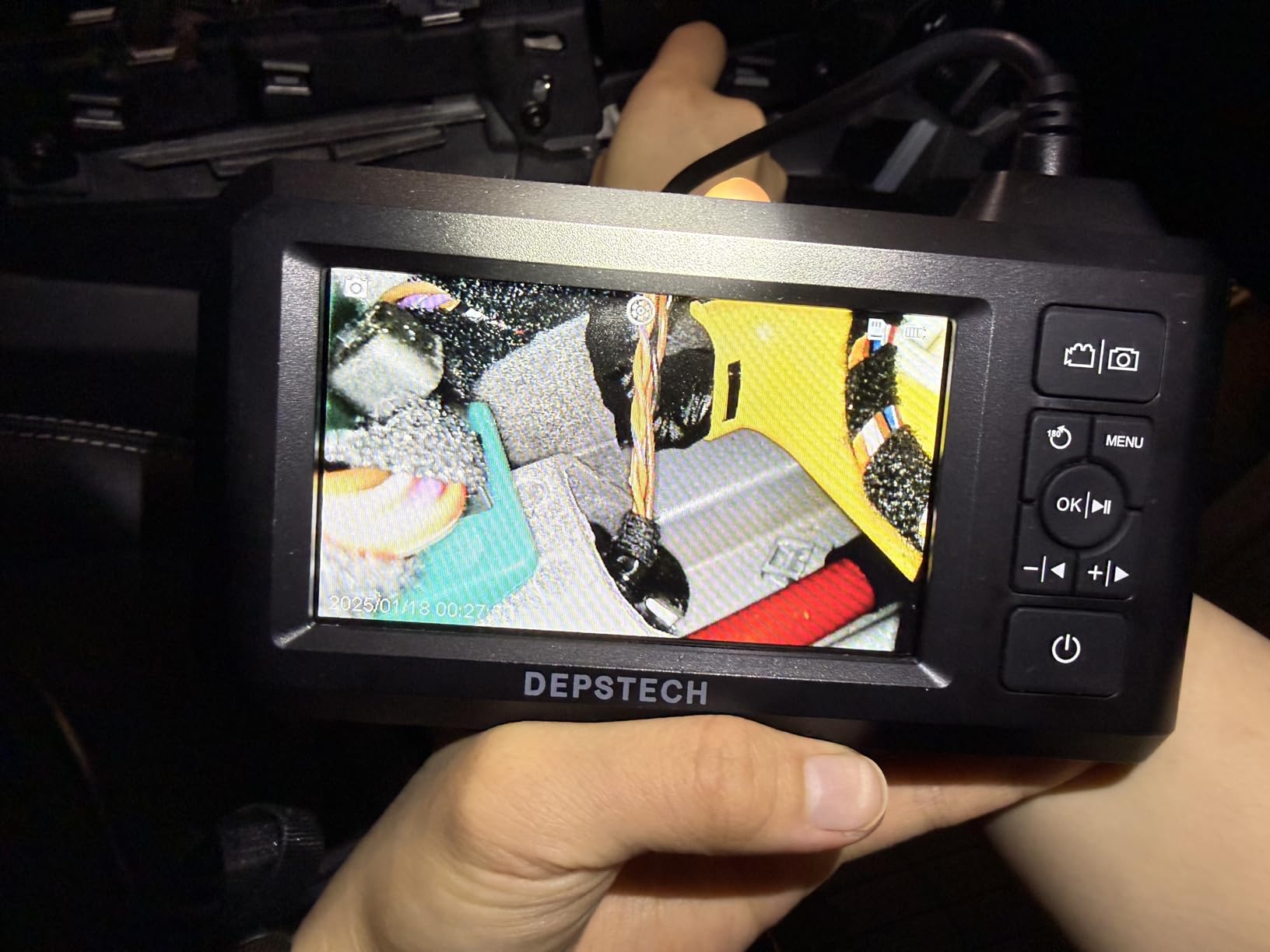 DEPSTECH Endoscope Camera with Light, Dual Lens Inspection Borescope 16.5FT customer photo 1