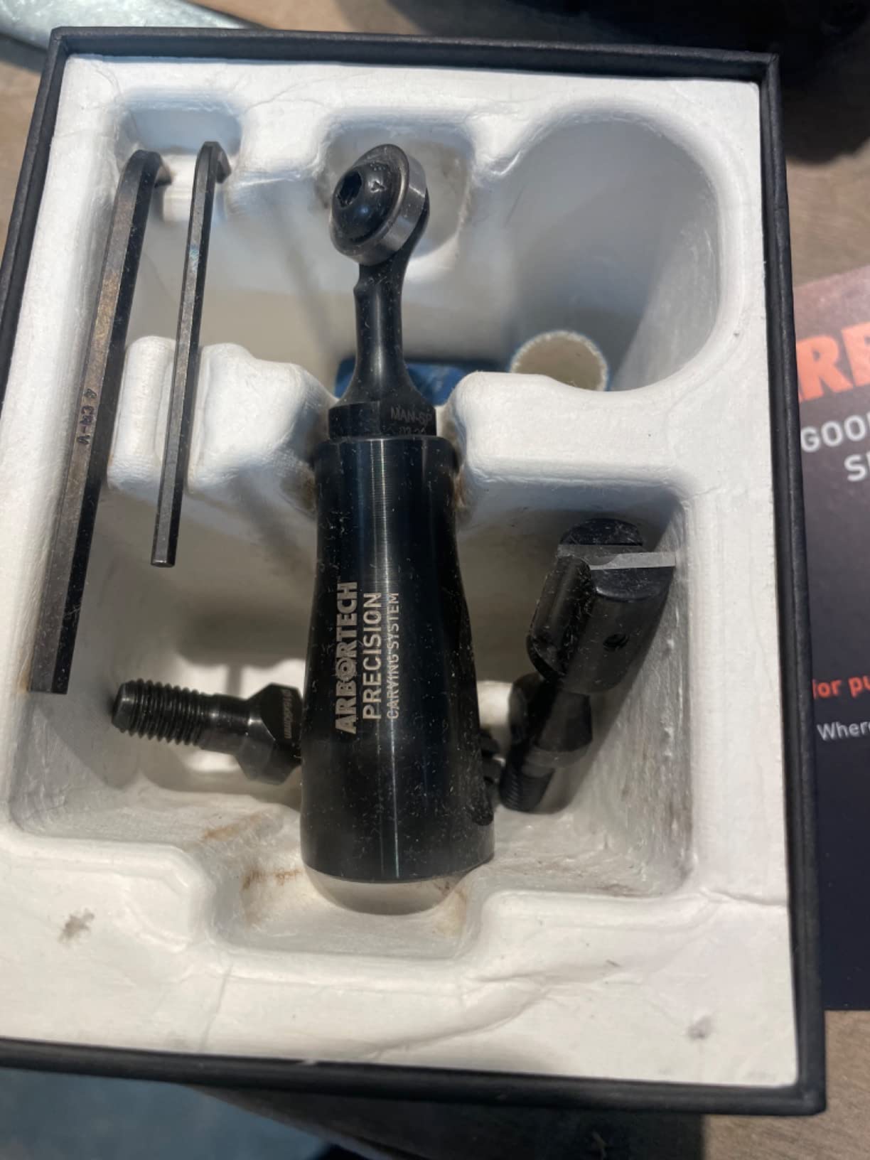 Arbortech Precision Carving System - 3 Piece Precision Power Carving Attachment Set for Woodworkers Featuring Mini Ball Gouge - PCS.FG.1000.20 customer photo 1