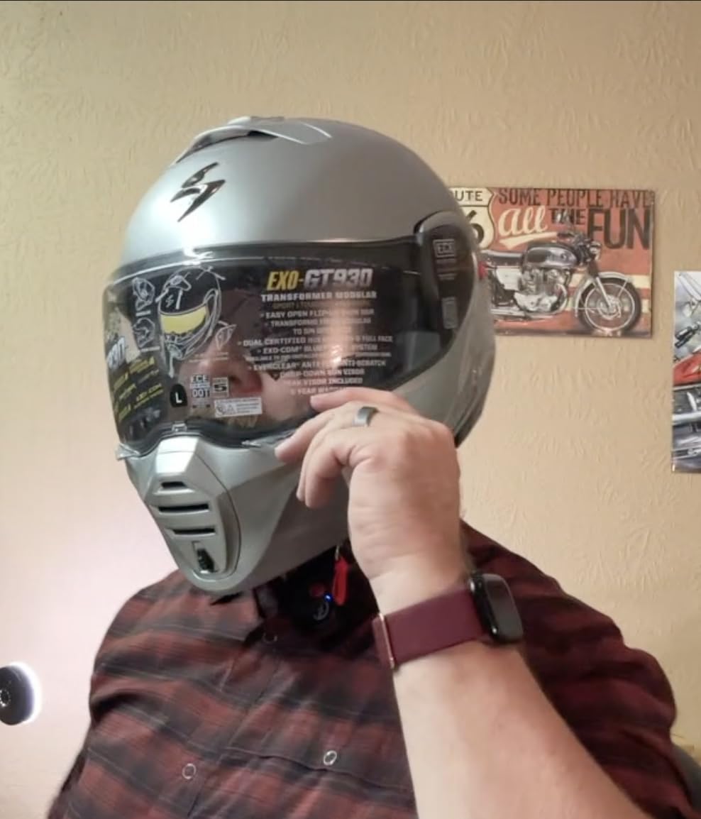 ScorpionEXO GT930 Modular Open Full Face Transformer Motorcycle Helmet customer photo 1