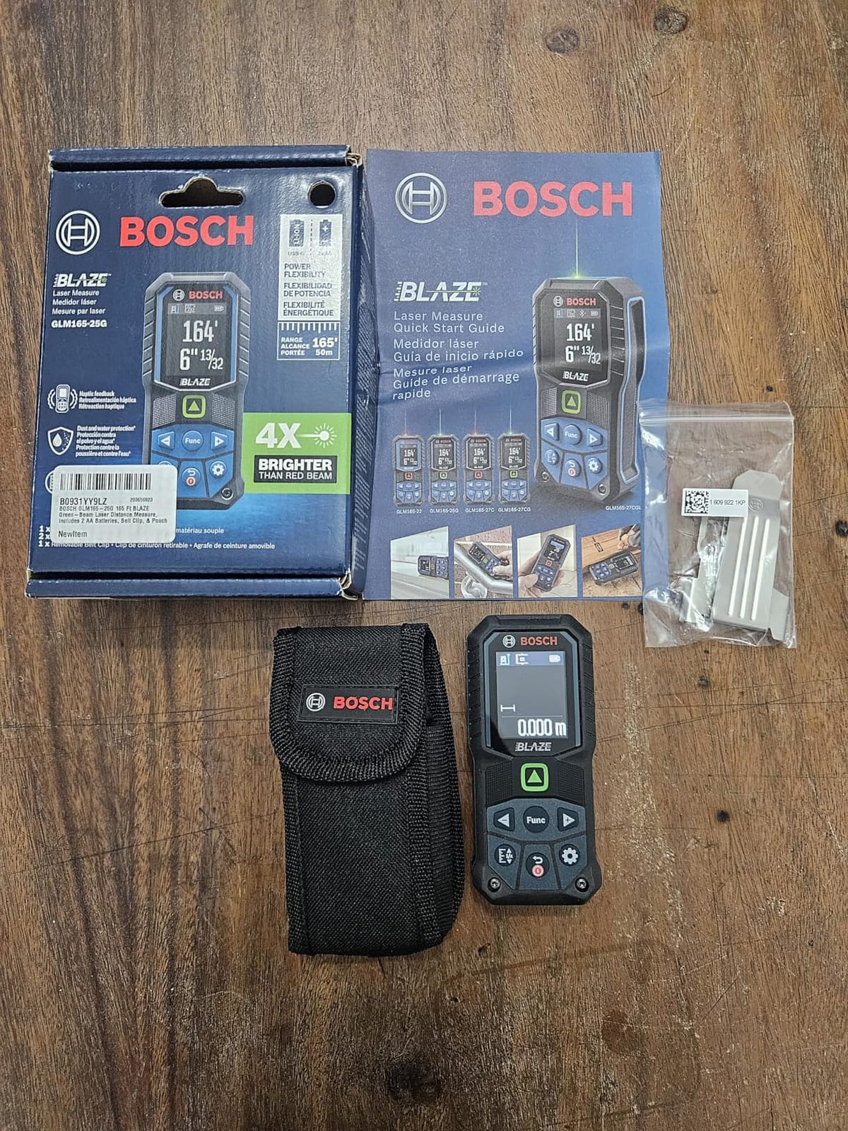 Bosch GLM165-25G Blaze Green-Beam 165 Ft. Laser Measure Tool customer photo 1