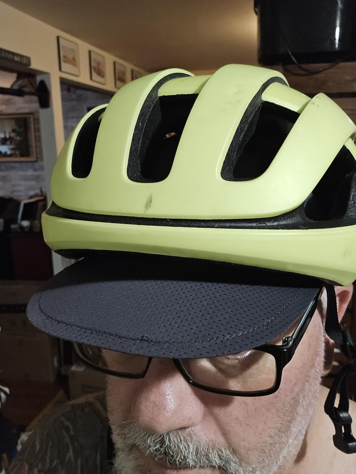 Cycling Cap, Cooling Skull Cap Bike Hat with Sun Visor, Summer Breathable Helmet Liner customer photo 2