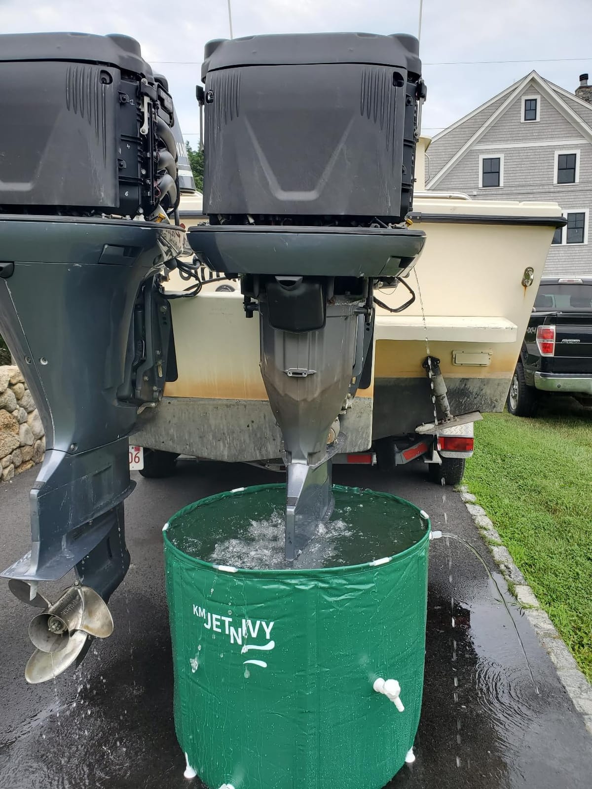 Rain Barrel Upgrade Anti-Collapse Collapsible Rainwater Collection System,Portable Water Storage Tank,Garden Water Catcher (Green Mutil, 50) customer photo 2