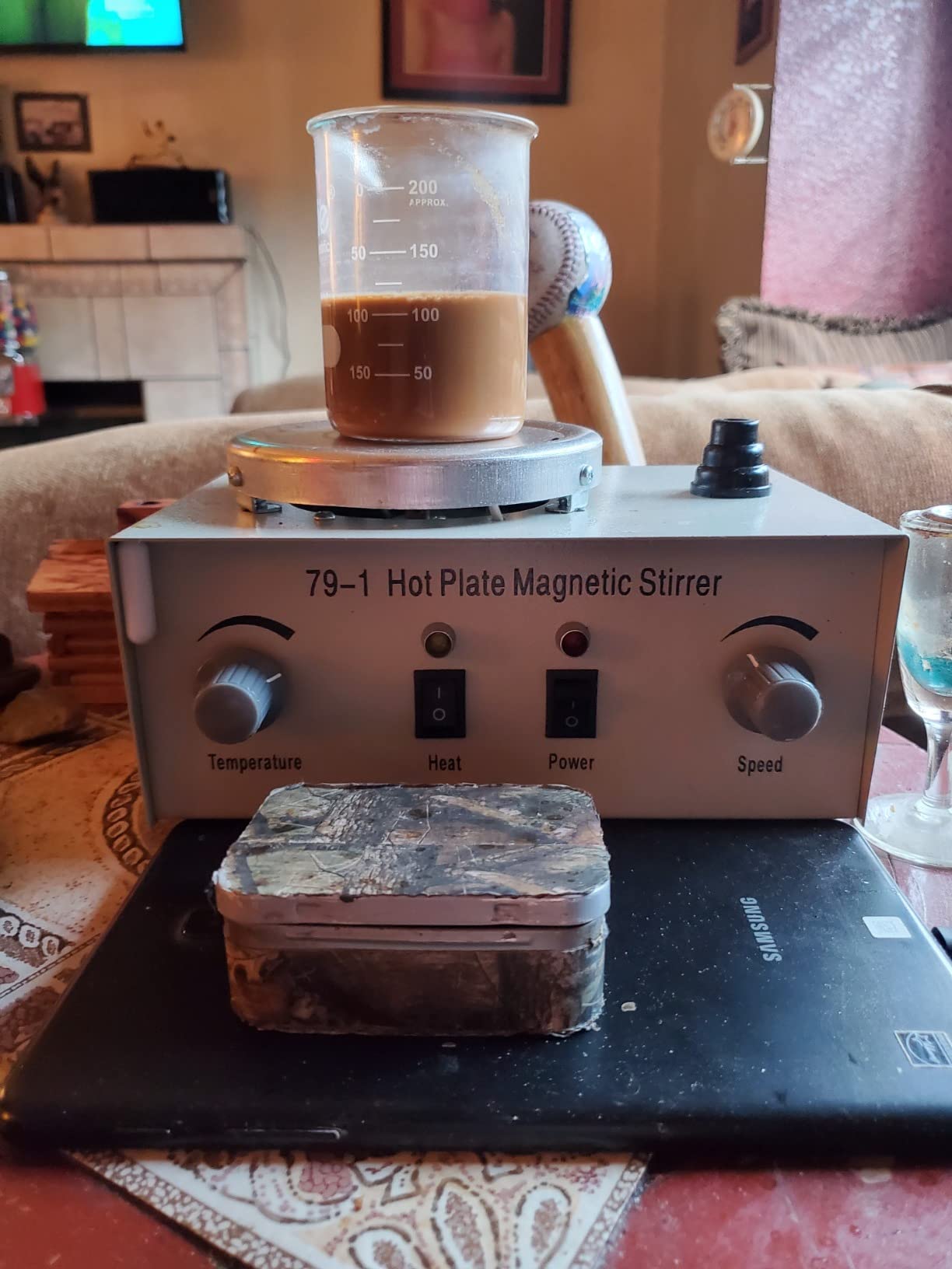 Slendor Magnetic Stirrer Hot Plate Mixer 79-1 Lab Stirrers Hotplate Max 2400 RPM Stir Plate with Stir Bar and Support Stand customer photo 1