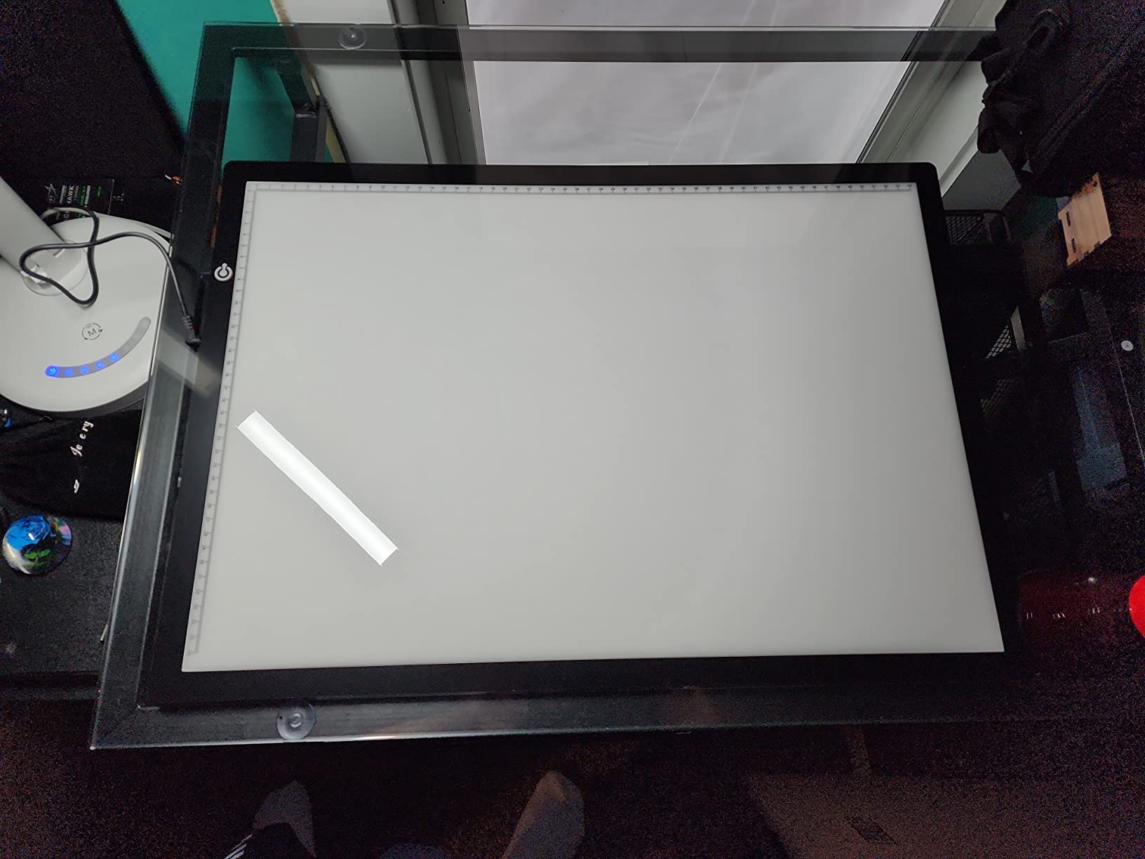 LitEnergy A2 LED Copy Board Light Tracing Box, Ultra-Thin Adjustable Artcraft LED Trace Light Pad for Tattoo Drawing, Streaming, Sketching, Animation, Stenciling customer photo 1