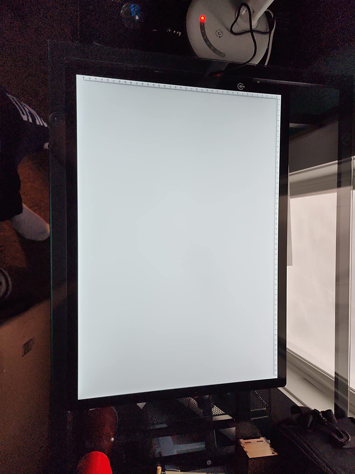 LitEnergy A2 LED Copy Board Light Tracing Box, Ultra-Thin Adjustable Artcraft LED Trace Light Pad for Tattoo Drawing, Streaming, Sketching, Animation, Stenciling customer photo 2