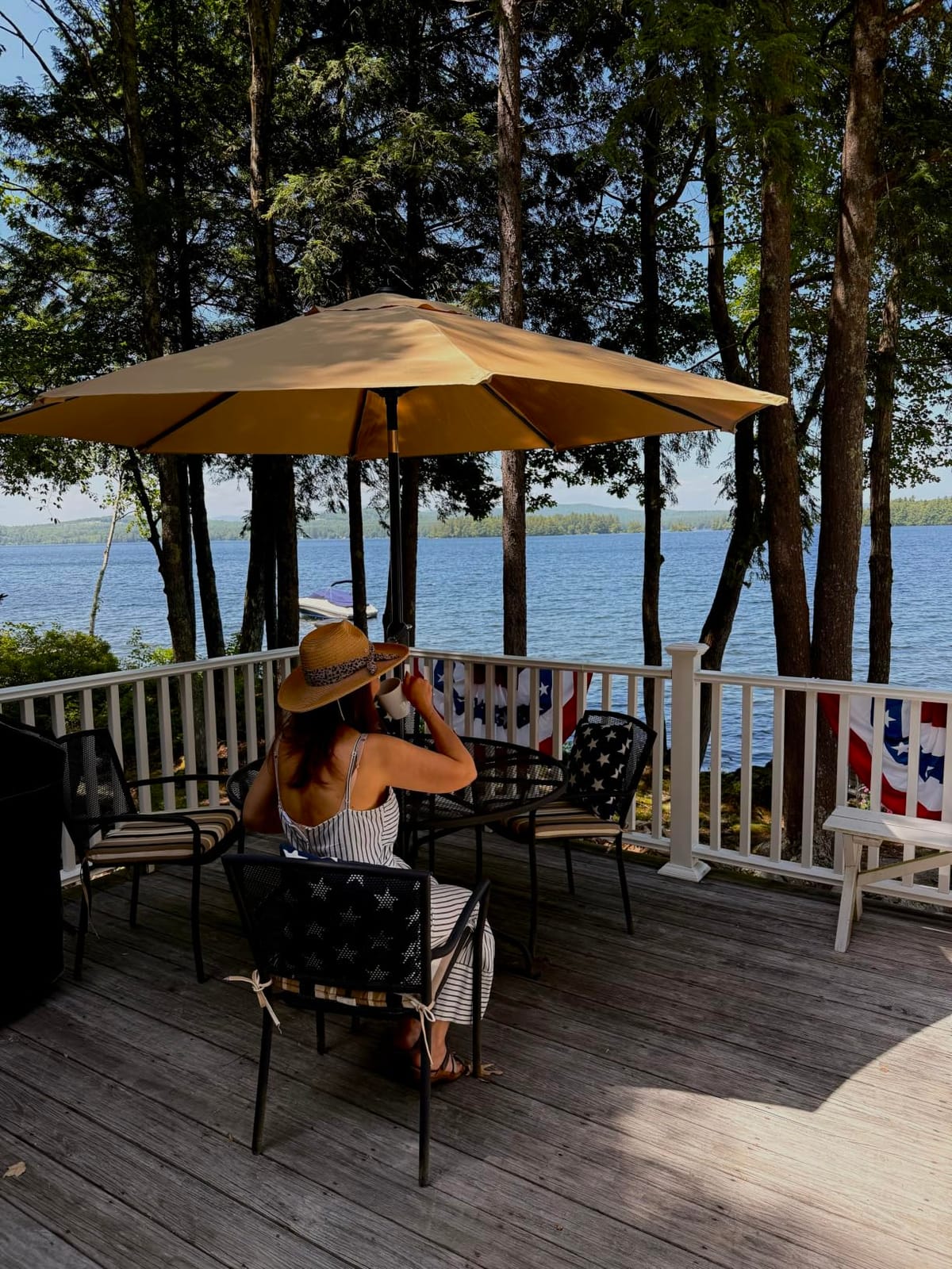 Sunnyglade 9' Patio Umbrella Outdoor Table Umbrella with 8 Ribs Grey customer photo 1