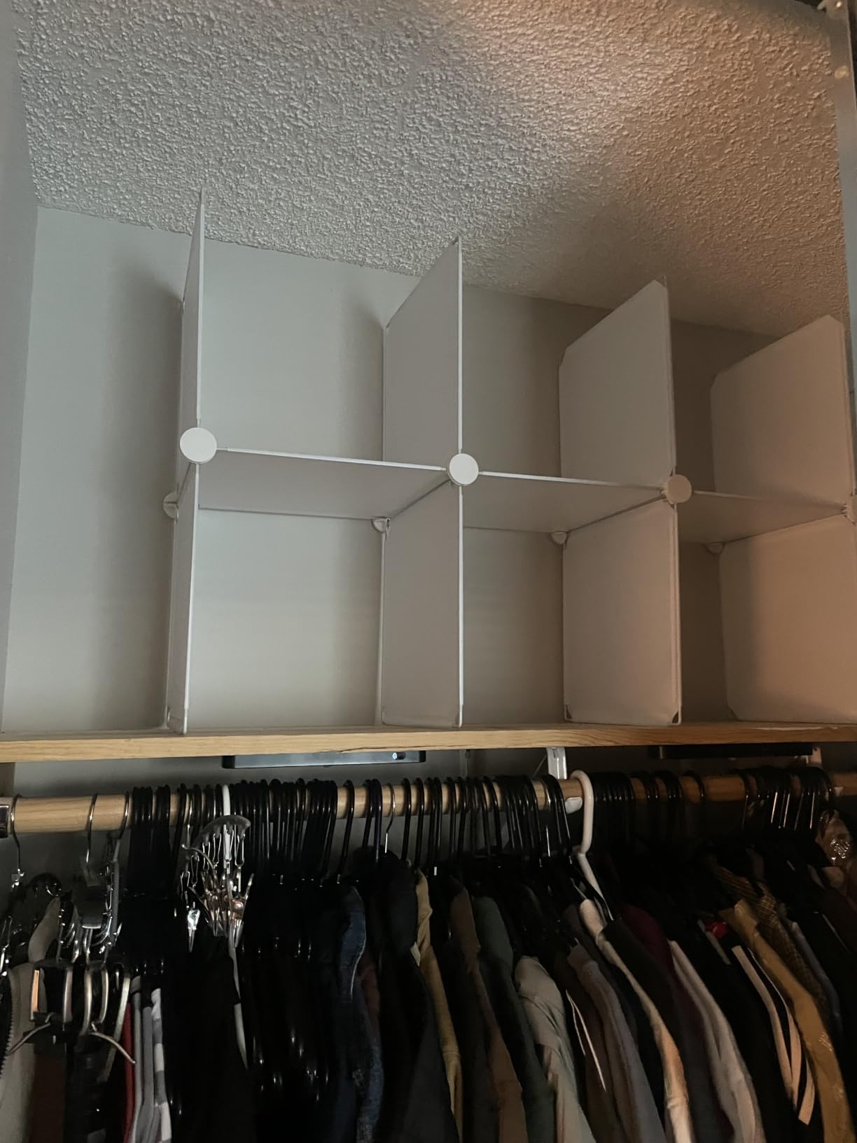 AWTATOS Closet Organizers and Storage, 6 Cube Storage Organizer, White customer photo 1