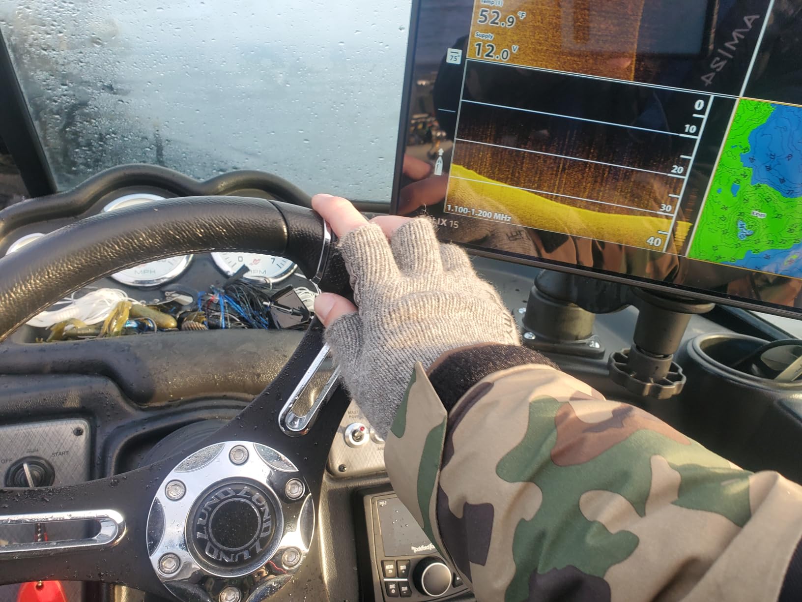 Palmyth Wool Fishing Gloves 3-Cut Fingerless for Men and Women Cold Weather | Warm Wool, Anti-Slip Palm Grip for Winter Fly Fishing, Ice Fishing, Photography and Hunting customer photo 2