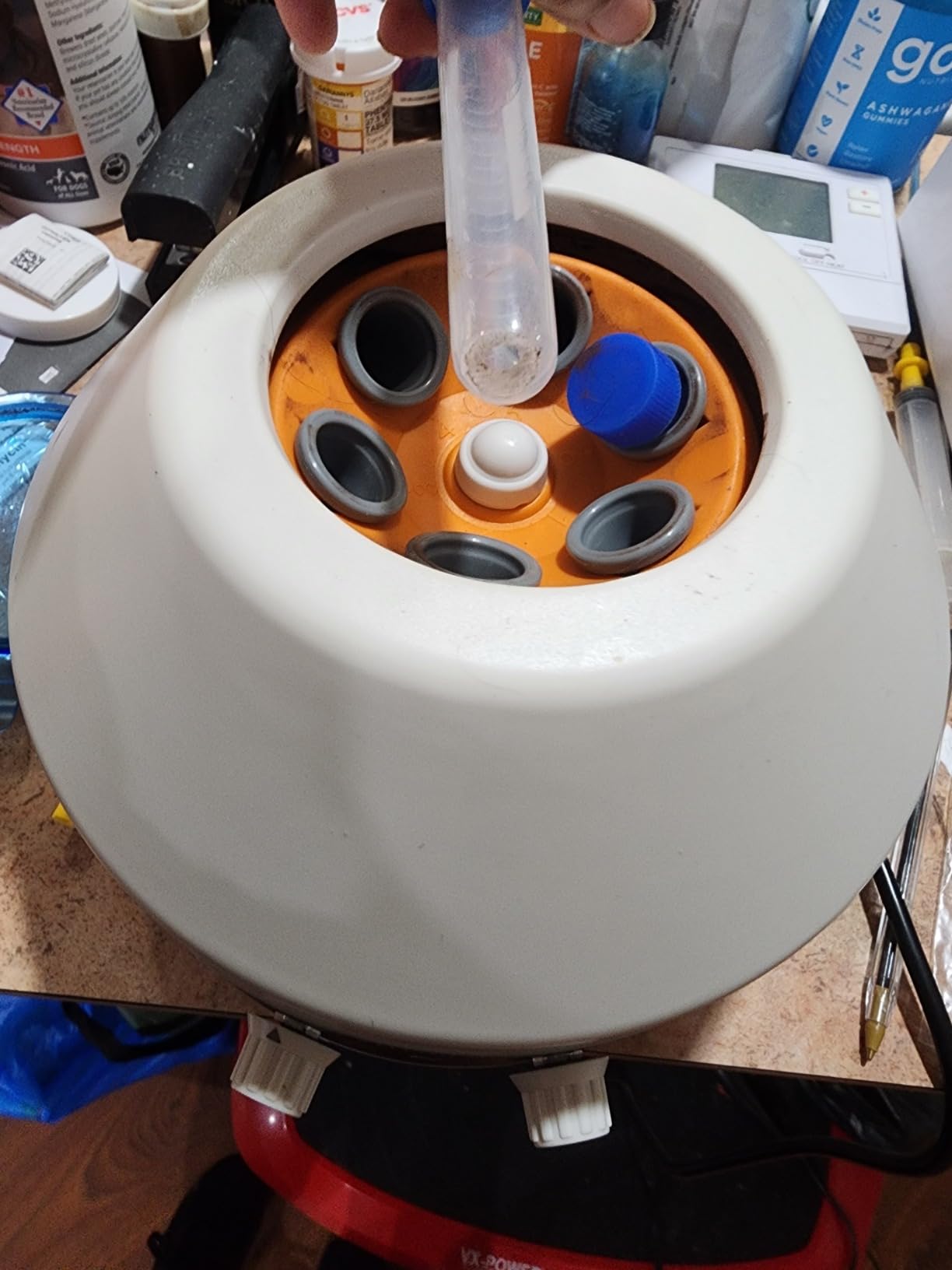 NEWTRY Mini Centrifuge Machine, Electric Lab Desktop Benchtop Centrifuges customer photo 2