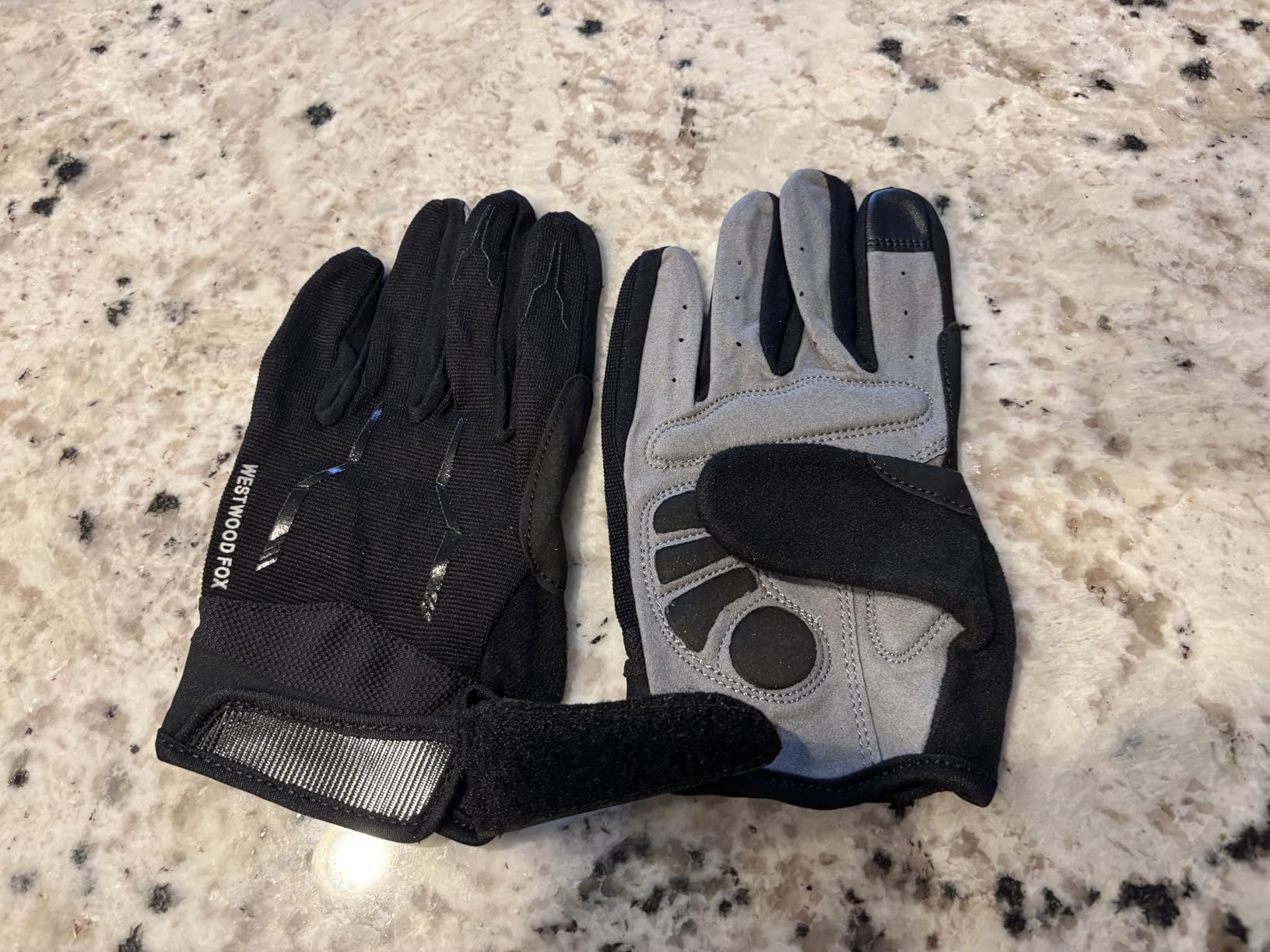 WESTWOOD FOX Cycling Gloves for Men - Full Finger BMX & Mountain Bike Gloves with Touchscreen, MTB, Padded Anti-Slip Grips for Men, Women & Wheelchairs customer photo 2