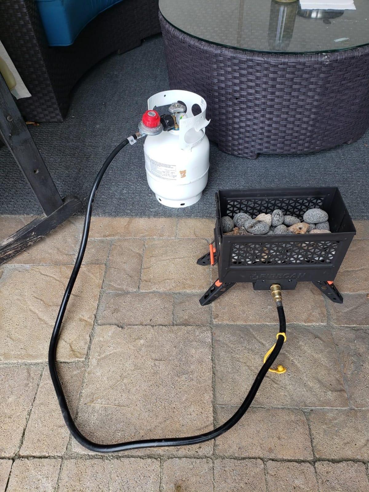 Ignik FireCan Portable Propane Fire Pit with Hose and Regulator customer photo 1