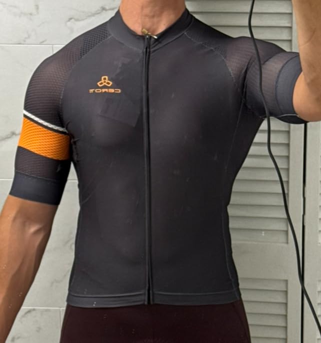 CEROTIPOLAR Men's Snug Fit AirCool Cycling Jersey Bike Shirts customer photo 2