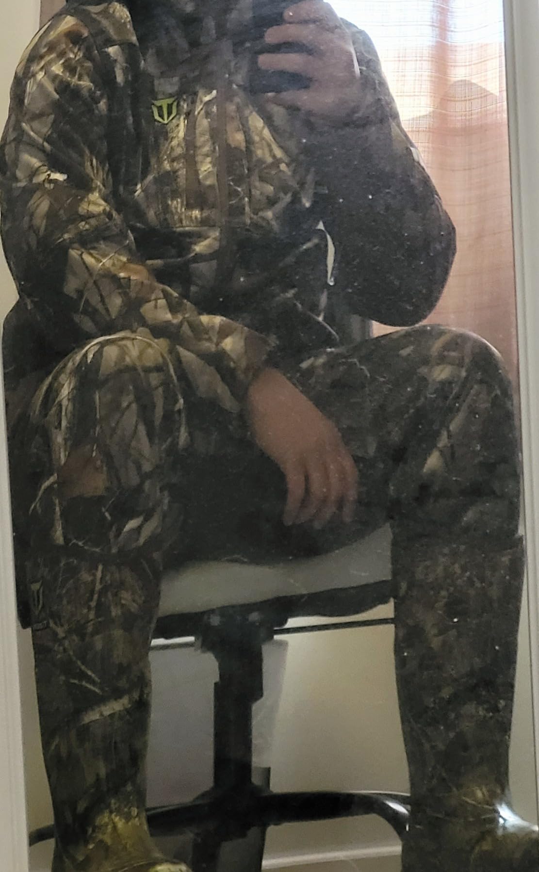 TIDEWE Hunting Clothes for Men with Silent Fabric & Fleece Lining customer photo 1