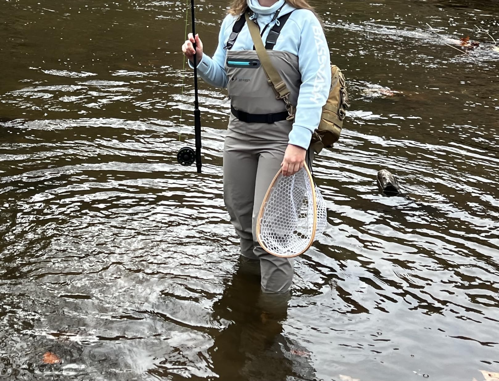 FROGG TOGGS Women's Waterproof Canyon Fishing Stockingfoot Chest Wader for Fishing customer photo 2
