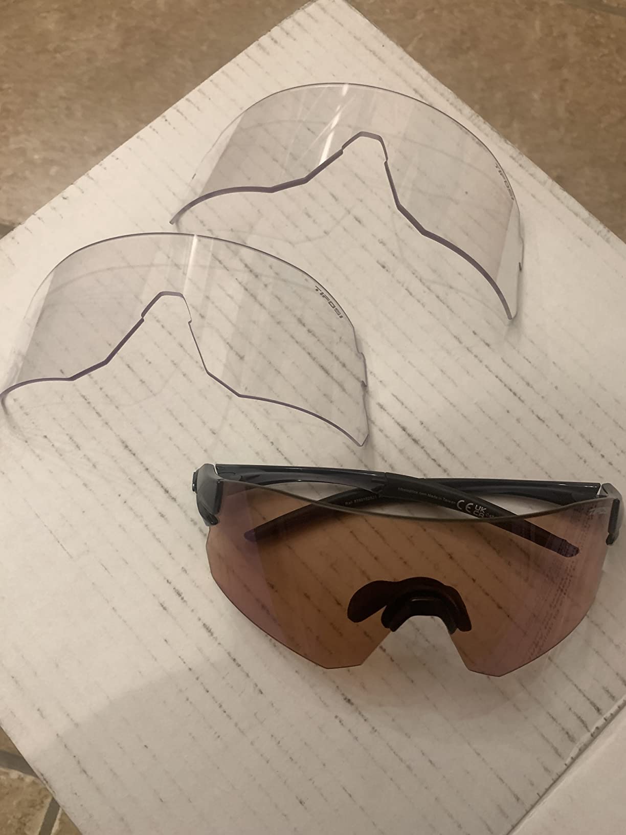Tifosi Rail Rimless Shield Sunglasses - Cycling & Baseball, Softball customer photo 2