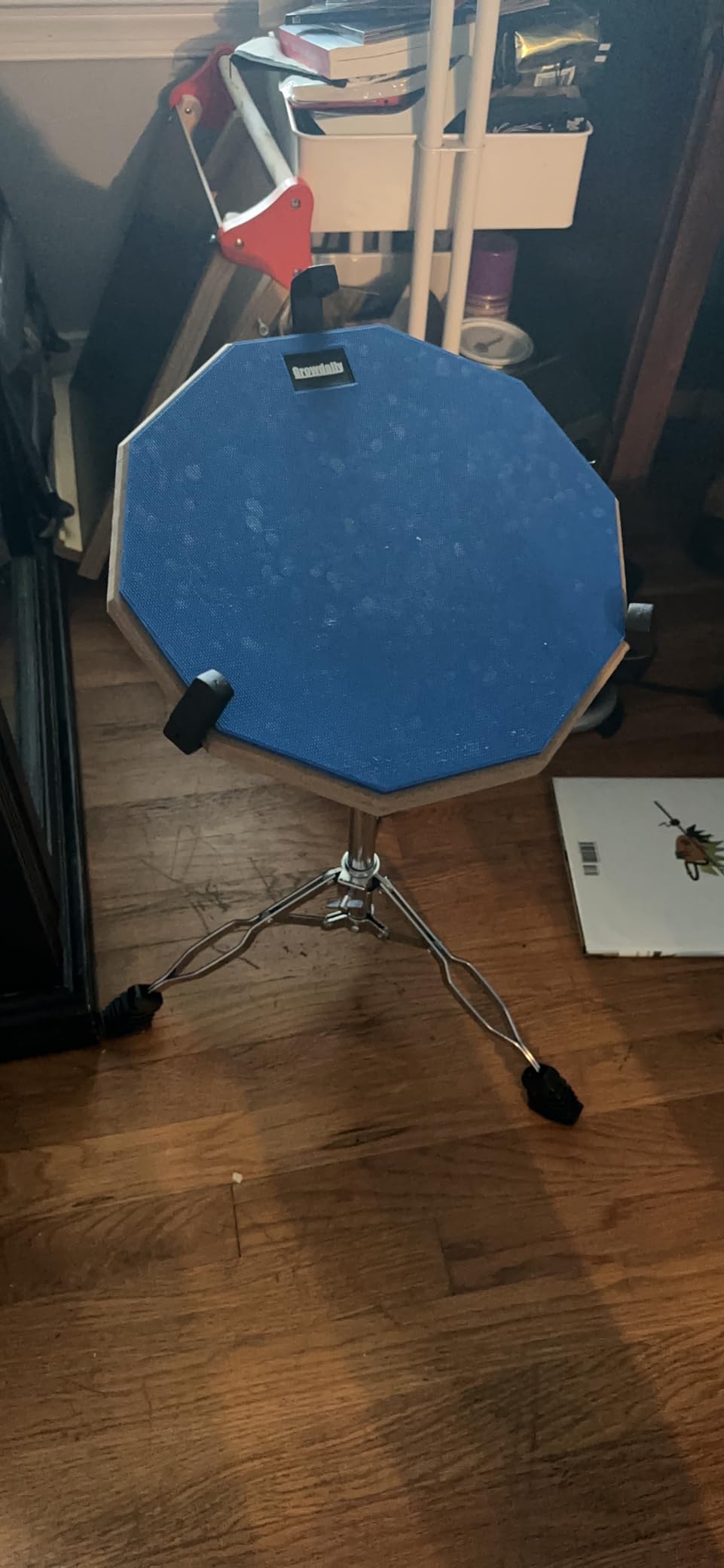 GrowDaily Drum Practice Pad Snare Drums Stand Set 12 In customer photo 1