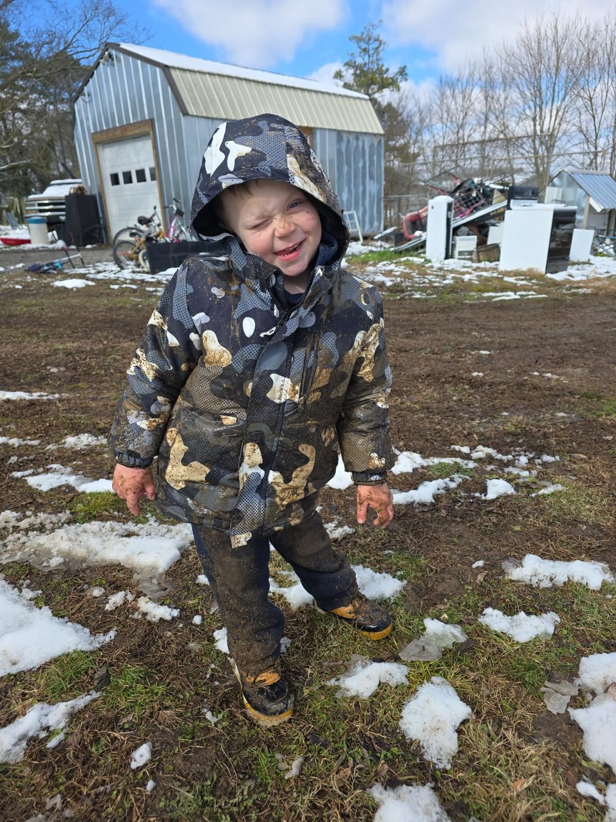 Boys Waterproof Ski Jacket Fleece Lined Warm Winter Snow Coat Hooded Winter Jacket for Kids customer photo 1