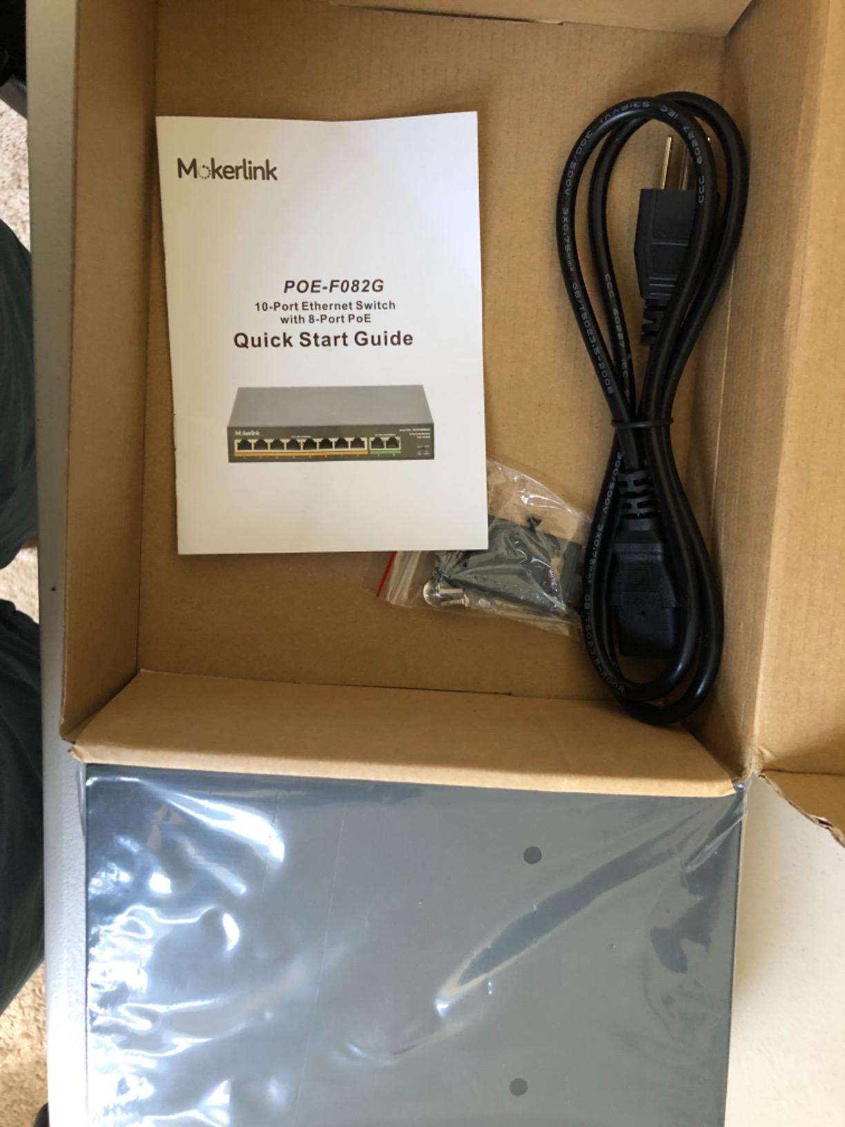 MokerLink 48 Port PoE Gigabit Managed Switch, 4x1G SFP, IEEE802.3af/at/bt 600W, VLAN/Qos/PoE/Security Web/Cli L2 Managed Rackmount Switch customer photo 2