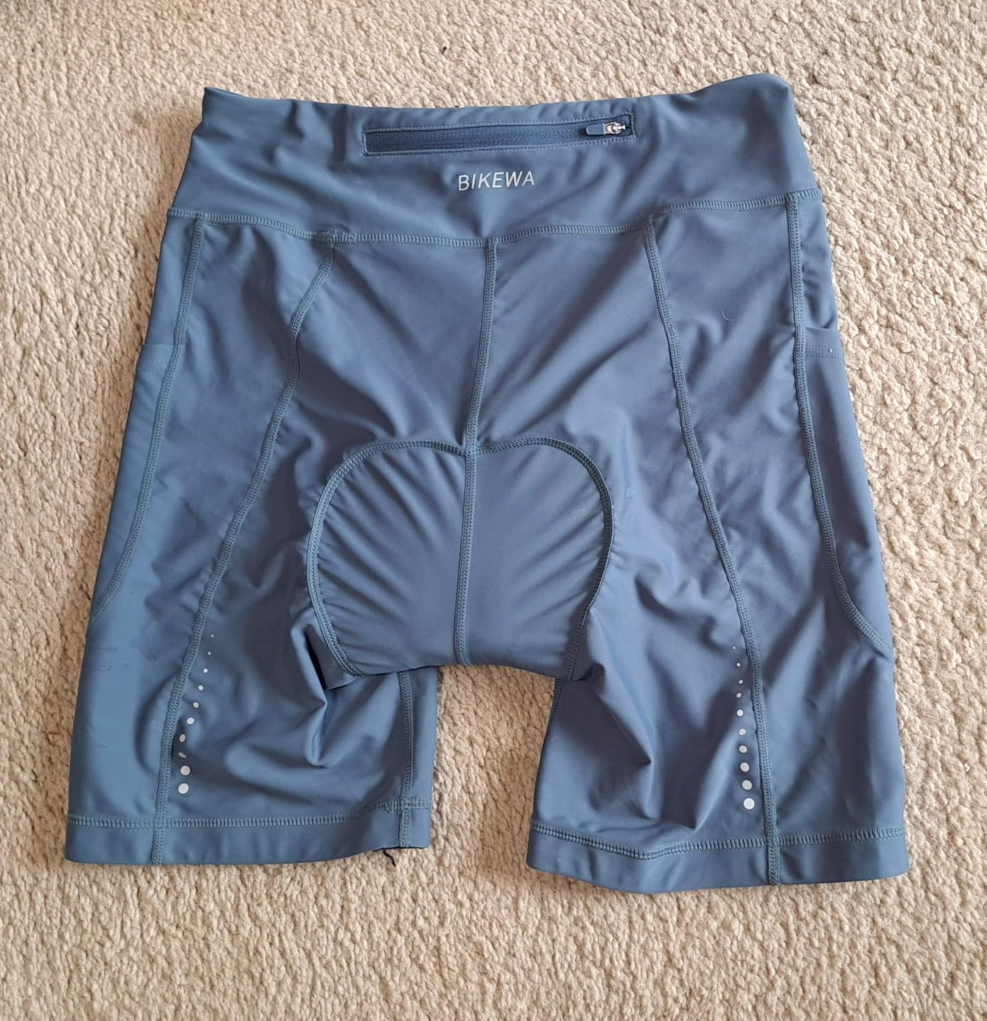 Bikewa Men's Bike Shorts 3D Padded Cycling Road Biking Mountain Riding Biker Bicycle UPF 50+ Cycle Shorts Zipper Pockets customer photo 1