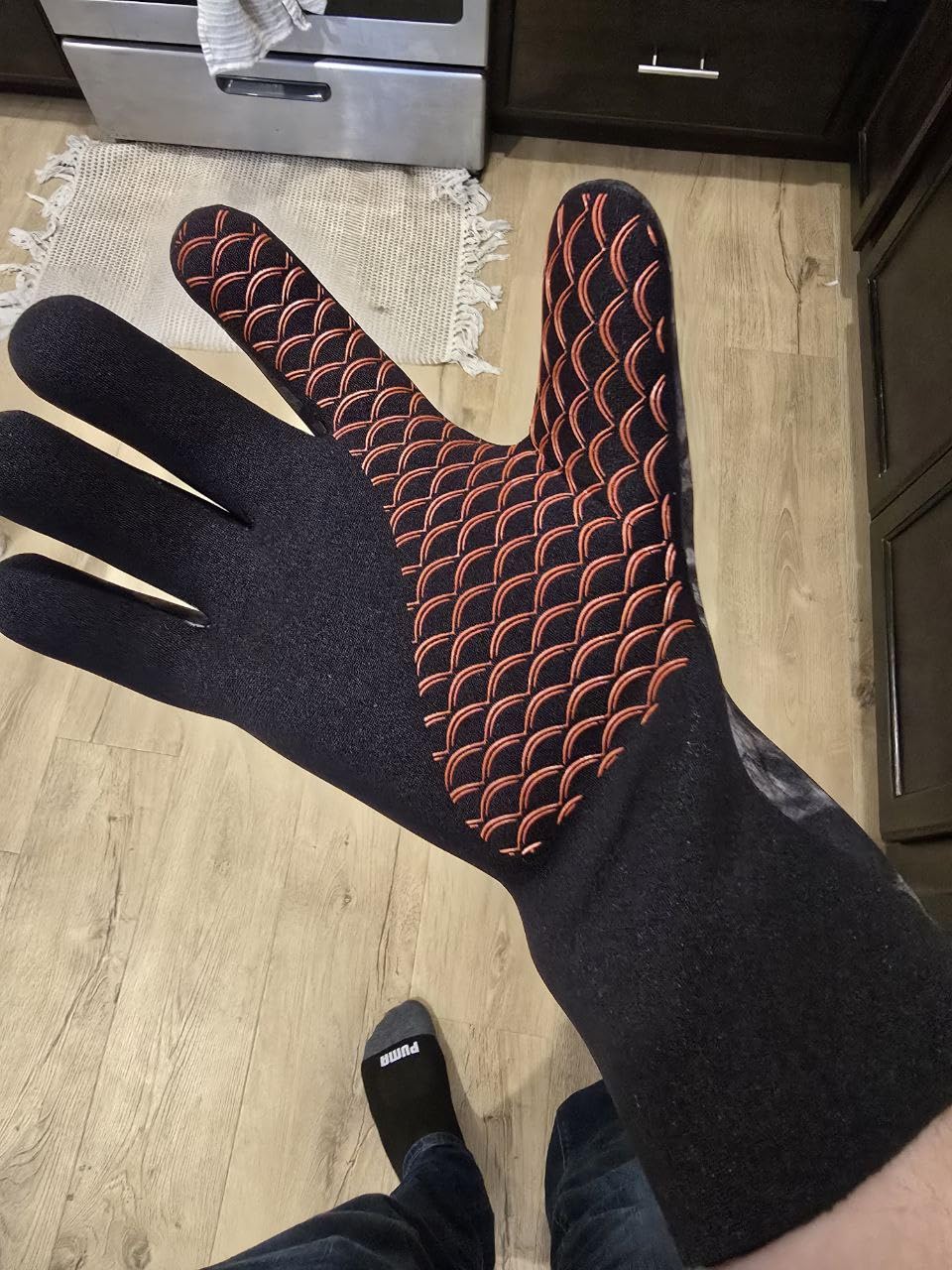 KastKing IceRiver Fishing Gloves, 100% Waterproof Gloves for Men & Women | Cold Weather Winter Gloves, Fleece-Lined for Warmth, Non-Slip Embossed Palm Grip for Ice Fishing & Outdoor Activities customer photo 1
