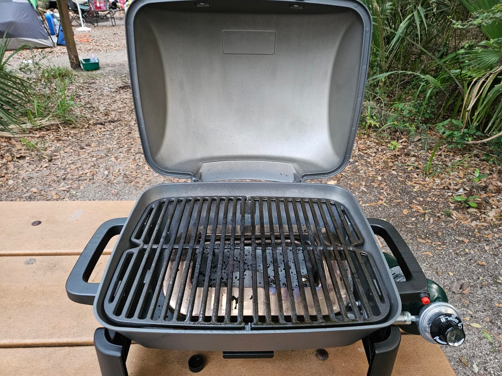 Nexgrill Tabletop 1 Burner Gas Grill, Compact with Cast Aluminum Frame customer photo 1