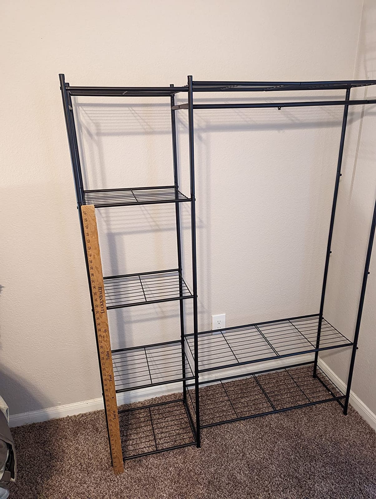 Closet Wardrobe, Closet Organizers and Storage System, Metal Clothes Rack customer photo 2