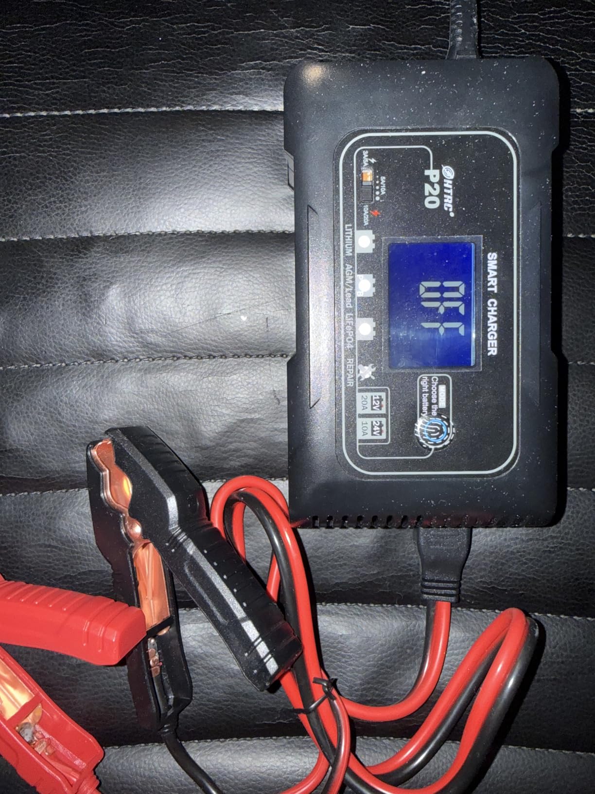 Battery Charger 0-25A,12V&24V LiFePO4 Battery Charger for Lithium,Lead Acid,AGM,RV,Marine,Boat, and Deep Cycle Batteries,9 Stage with Pulse Repair,Smart Car Trickle Charger & Maintainer customer photo 2