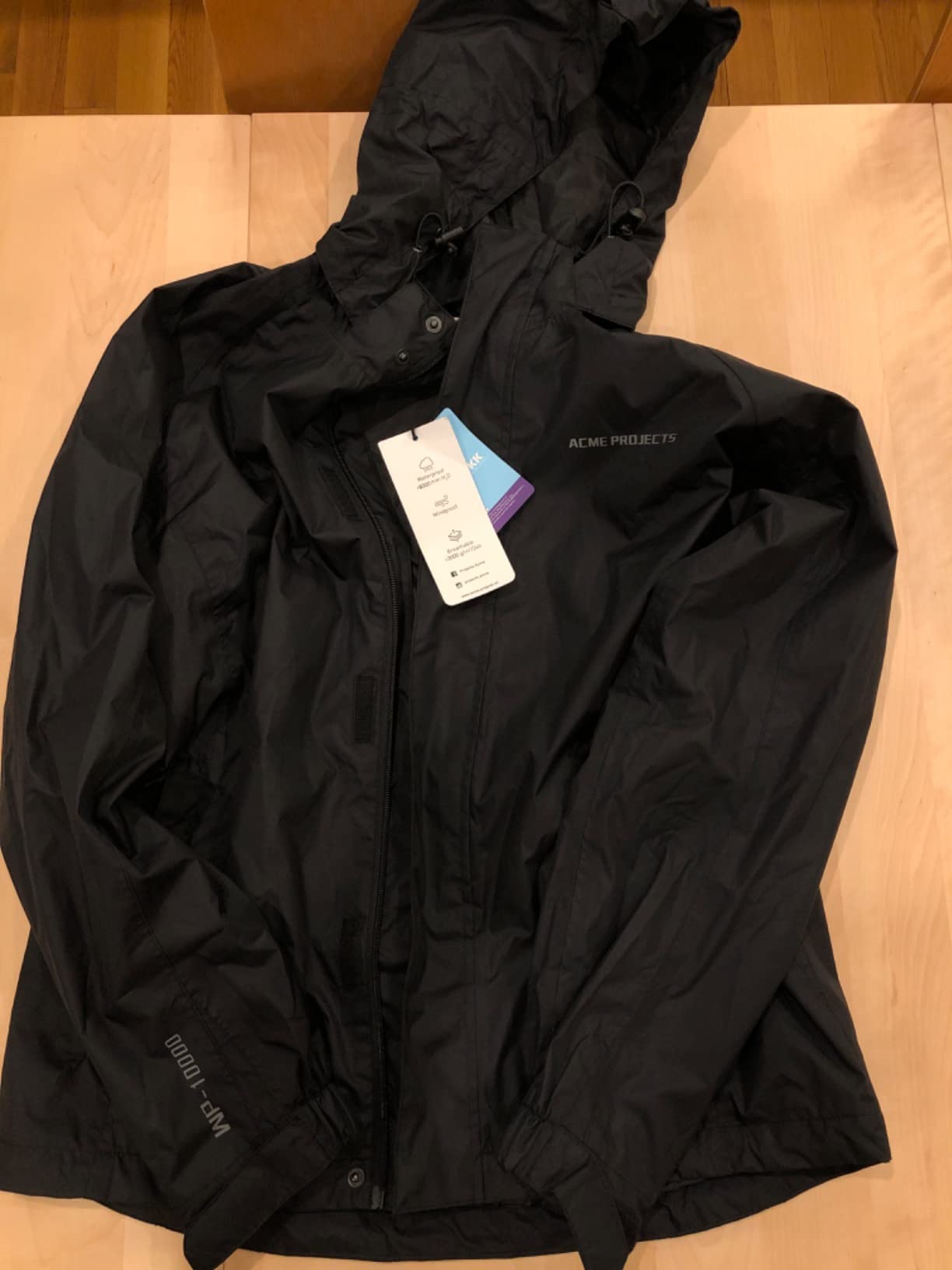 Acme Projects Men Waterproof Rain Suit (Jacket & Pants) 10000mm/3000gm Breathable Windproof Taped Seam Lightweight Gear customer photo 2