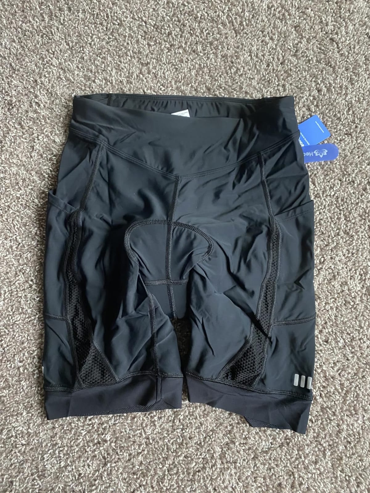 Heathyoga Womens 4D Padded Bike Shorts with Pockets Padding Cycling Shorts Women Bicycle Shorts Biker Biking Shorts customer photo 2
