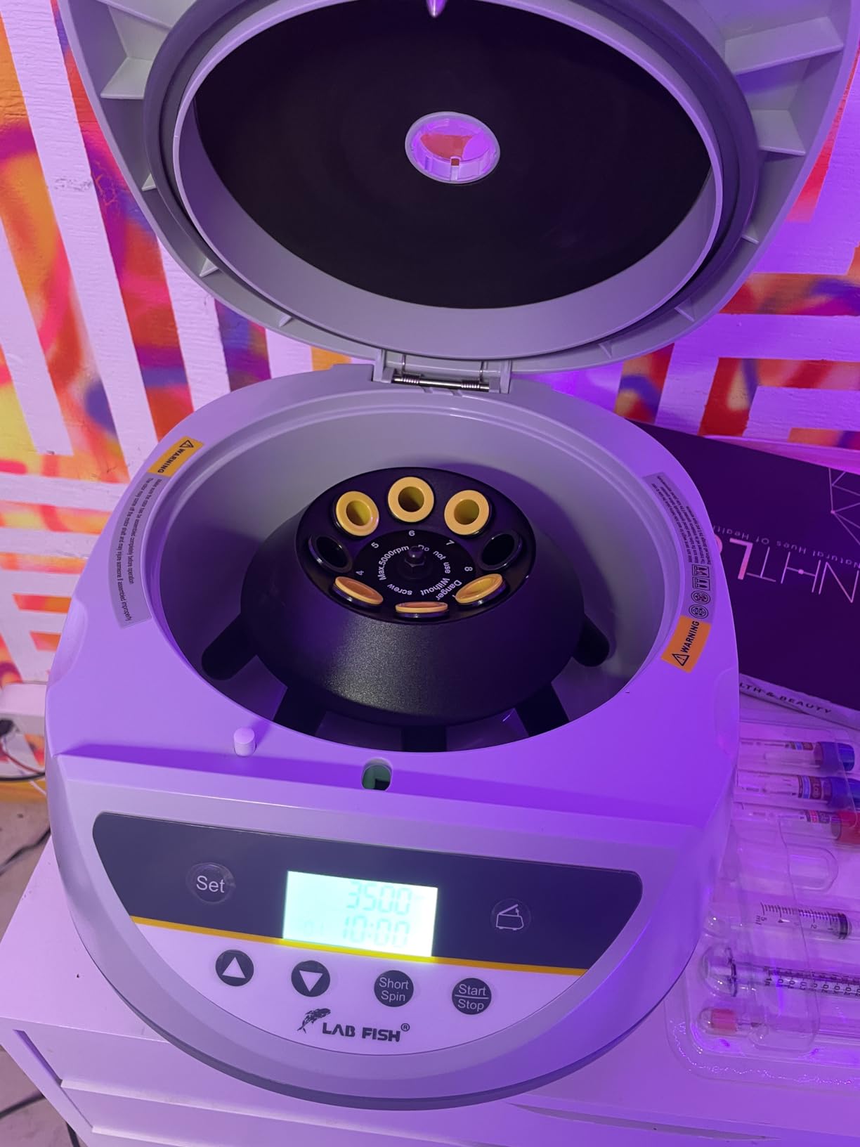 LAB FISH LC-8S Centrifuge, 8x2/5/10/15ml Tubes customer photo 2