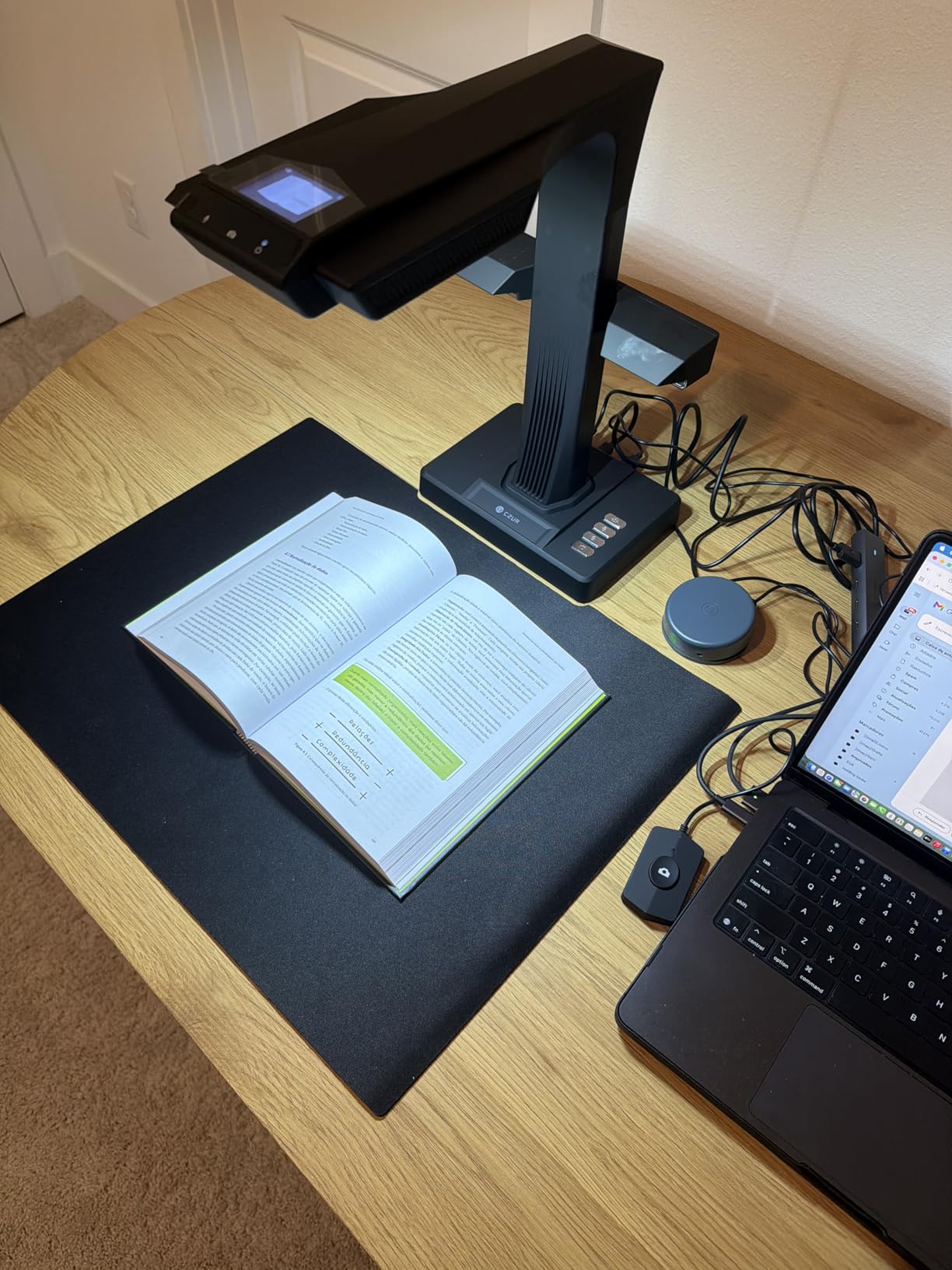 CZUR ET24 Pro Professional Book Scanner, 24MP Document Camera customer photo 2