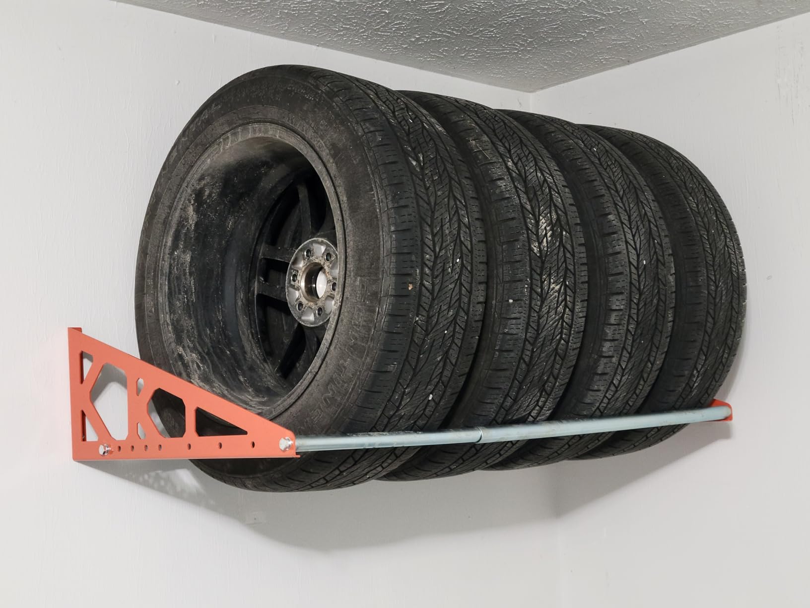 Tire Rack Wall Mount Adjustable 31
