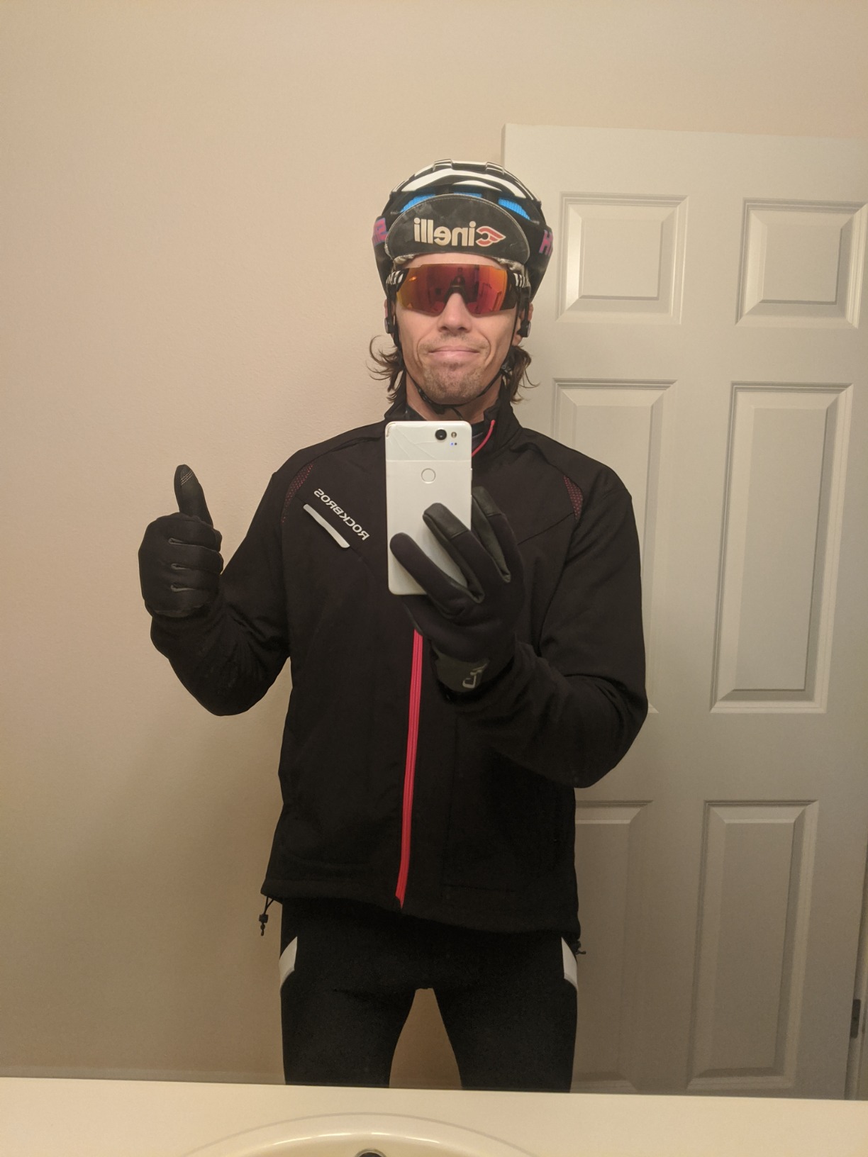 ROCKBROS Cycling Jackets for Men Thermal Windproof Cold Weather MTB Hiking customer photo 2