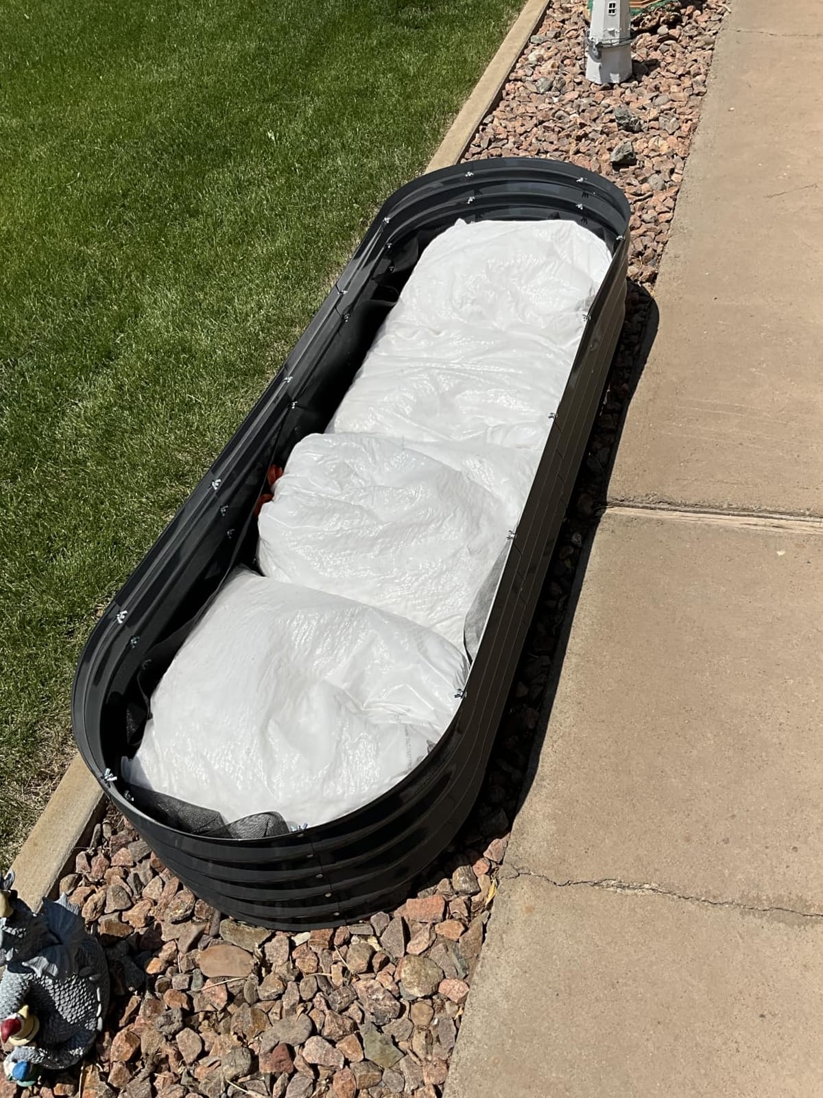Utopia Home Galvanized Raised Garden Bed Kit 4x2x1ft, Planter Box Raised Garden Beds Outdoor, Easy Assembly Metal Raised Bed for Gardening Vegetables, Fruits, Flowers - Pack of 01 - Silver customer photo 1