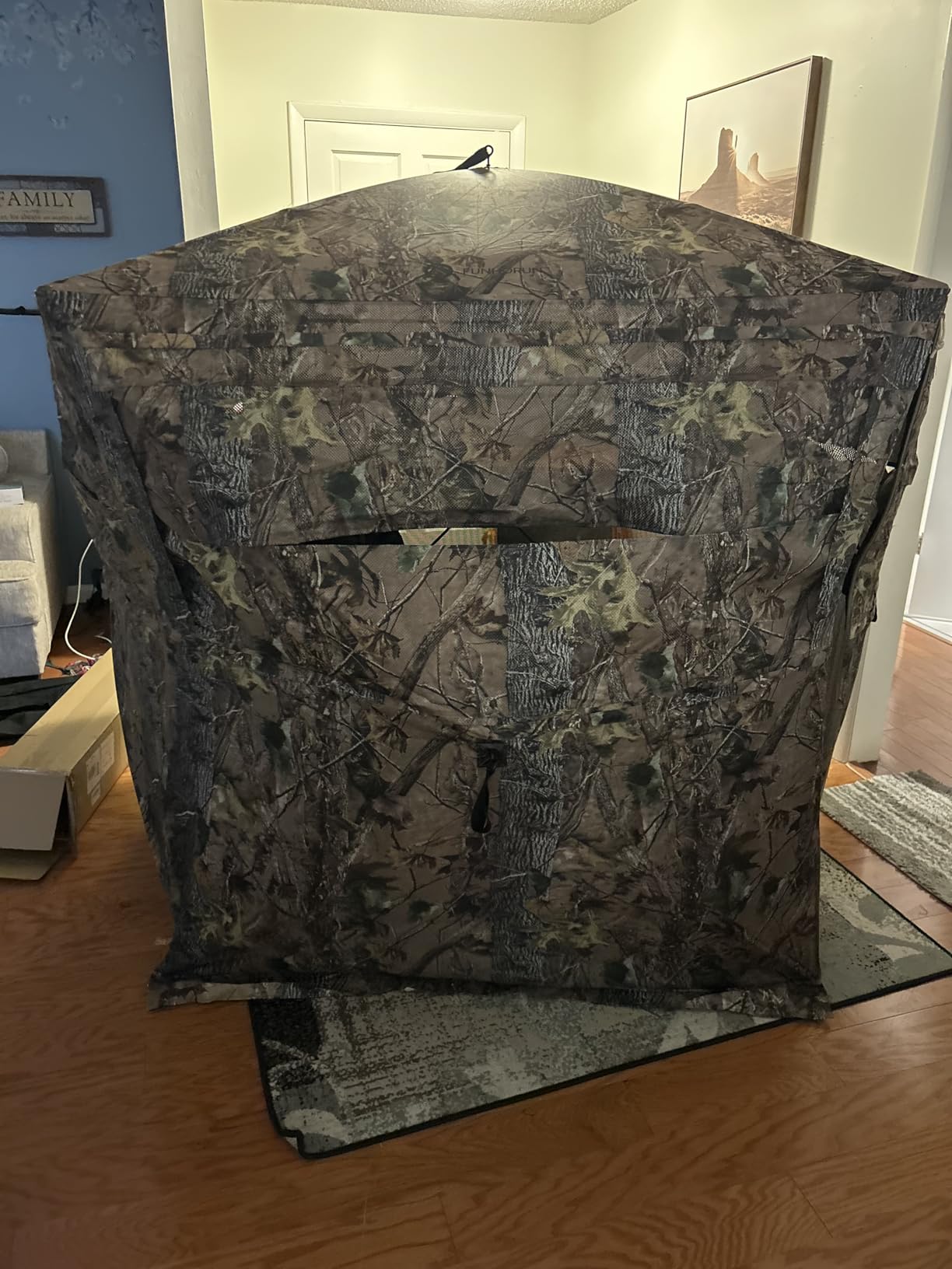 FUNHORUN Hunting Blind 270/360 See Through Deer Blind, Pop Up Ground Blind customer photo 1