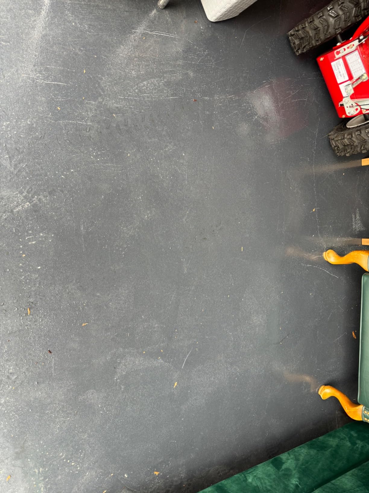 Bulletproof: FALLOUT| 85% Solids SC Polyaspartic Two-component, Low odor, hybrid polyaspartic coating system decorative yet durable coating for EPOXY commercial and industrial flooring (2 Gallon Kit) customer photo 2