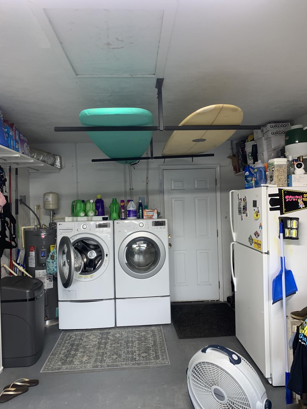 GoSports Kayak Rack for Garage Ceiling Mount - Adjustable Storage Hangers for 2 Kayaks, SUPs, or Surfboards customer photo 2