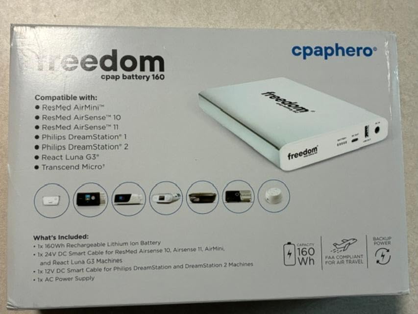 Freedom CPAP Battery 160Wh (160 WH) customer photo 1