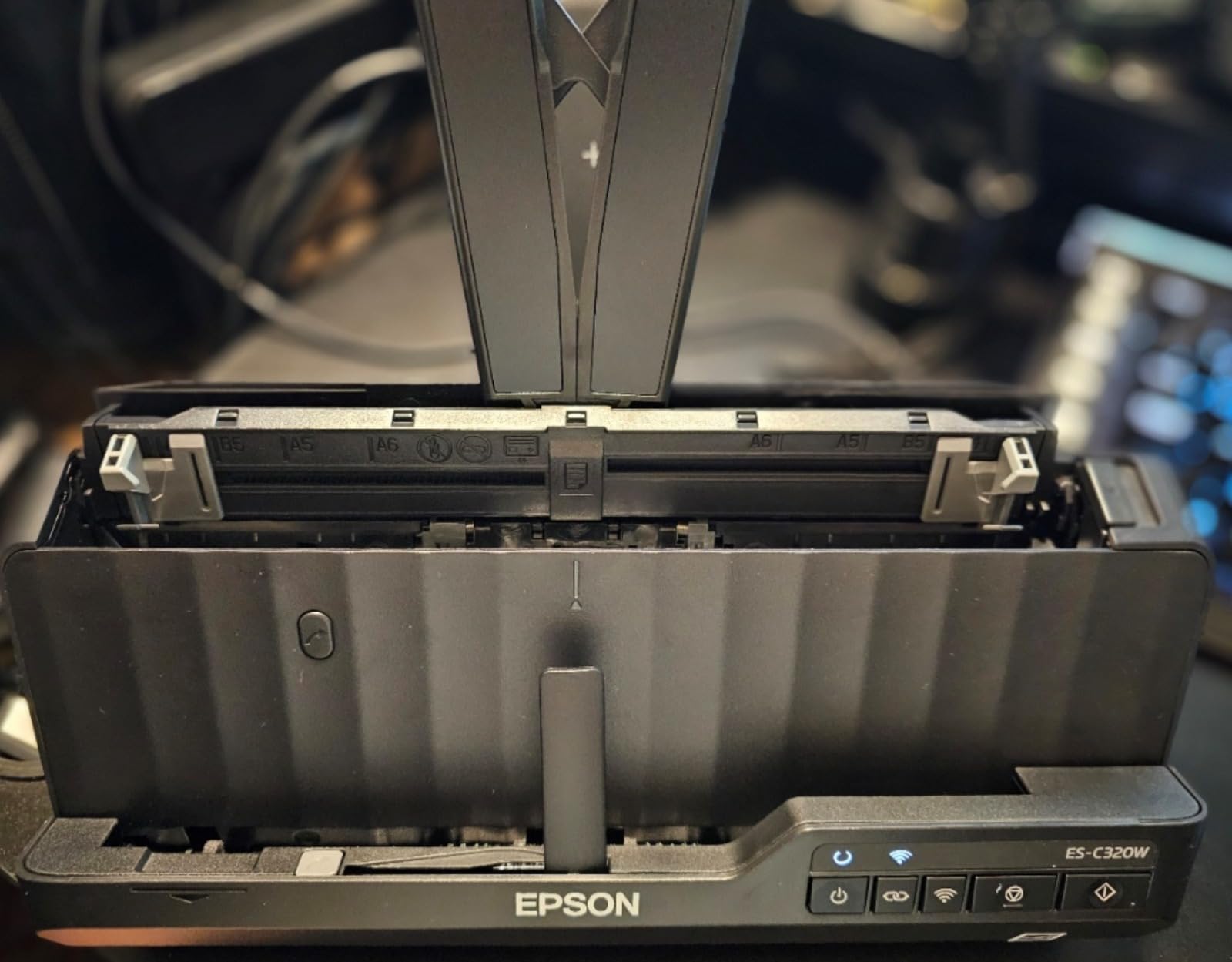 Epson Workforce ES-C320W Wireless Compact Document Scanner Duplex 20-pg ADF customer photo 1
