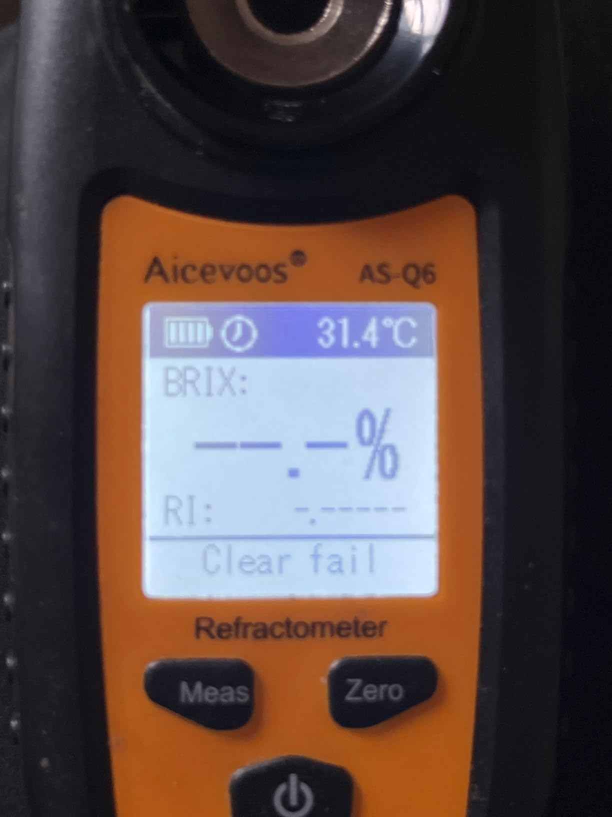 Digital Sugar Brix Refractometer brix Meter Automatic Temperature Compensation Range 0-35%,±0.2% Precision, Perfect for Fruits, Juices, Vegetables, Drinks and Coffee customer photo 1