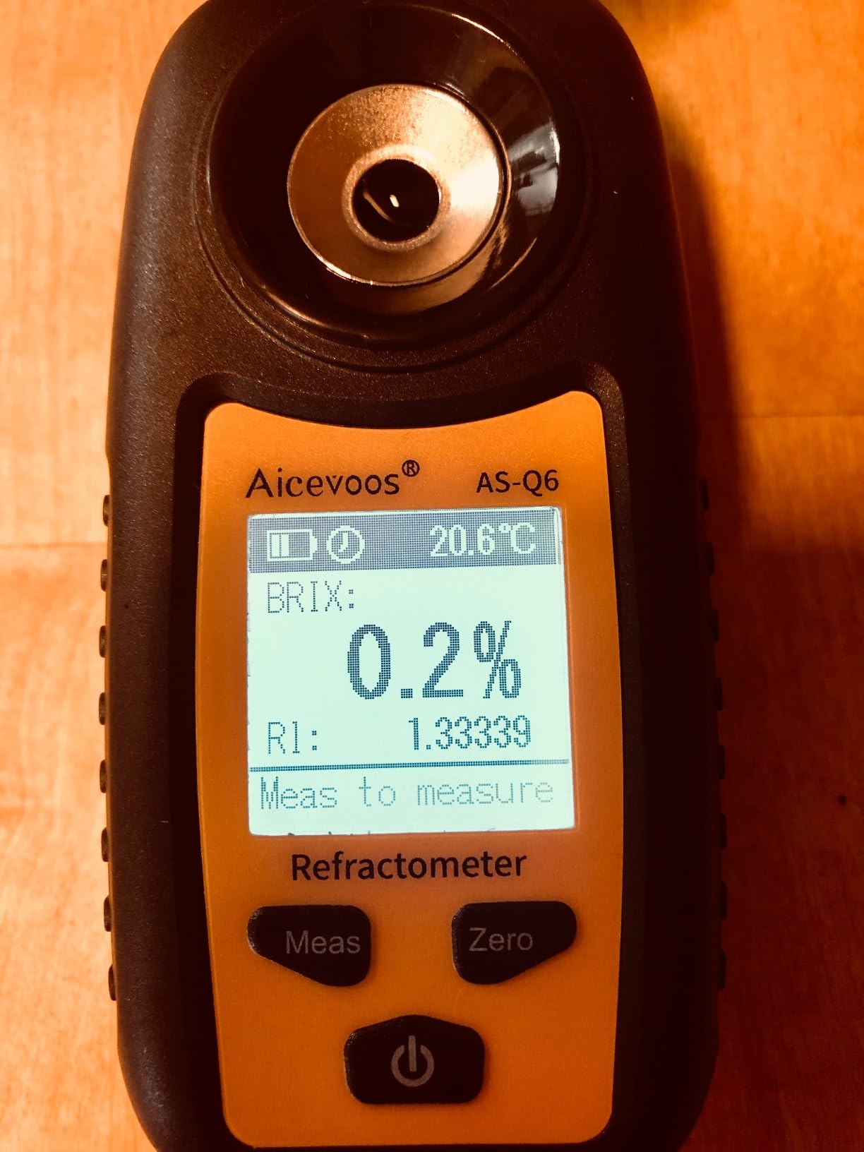 Digital Sugar Brix Refractometer brix Meter Automatic Temperature Compensation Range 0-35%,±0.2% Precision, Perfect for Fruits, Juices, Vegetables, Drinks and Coffee customer photo 2