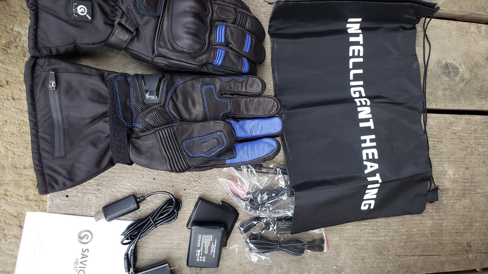 Savior Professional Heated Motorcycle Gloves for Men Women, Dual Mode Electrically Heated Waterproof and Windproof Gloves with 12V Charging Cord, for Winter Riding, Skiing customer photo 1