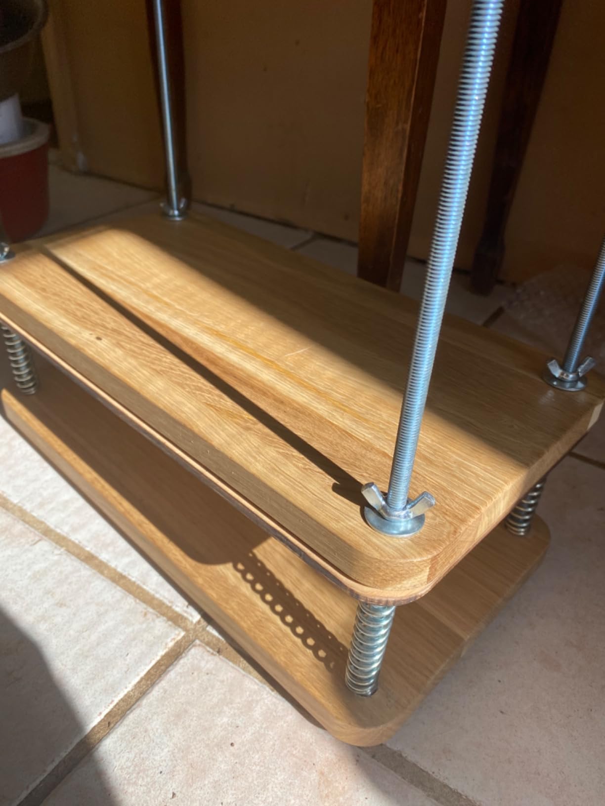 Wooden Cheese Press For Cheese Making 16 In Natural Oak 18 mm Thick - Cheese Making Kit With Wooden Cheese Press and 2 Cheese Molds 1/2 Gal, Cheesecloth, Springs and Measuring Scale Included customer photo 2