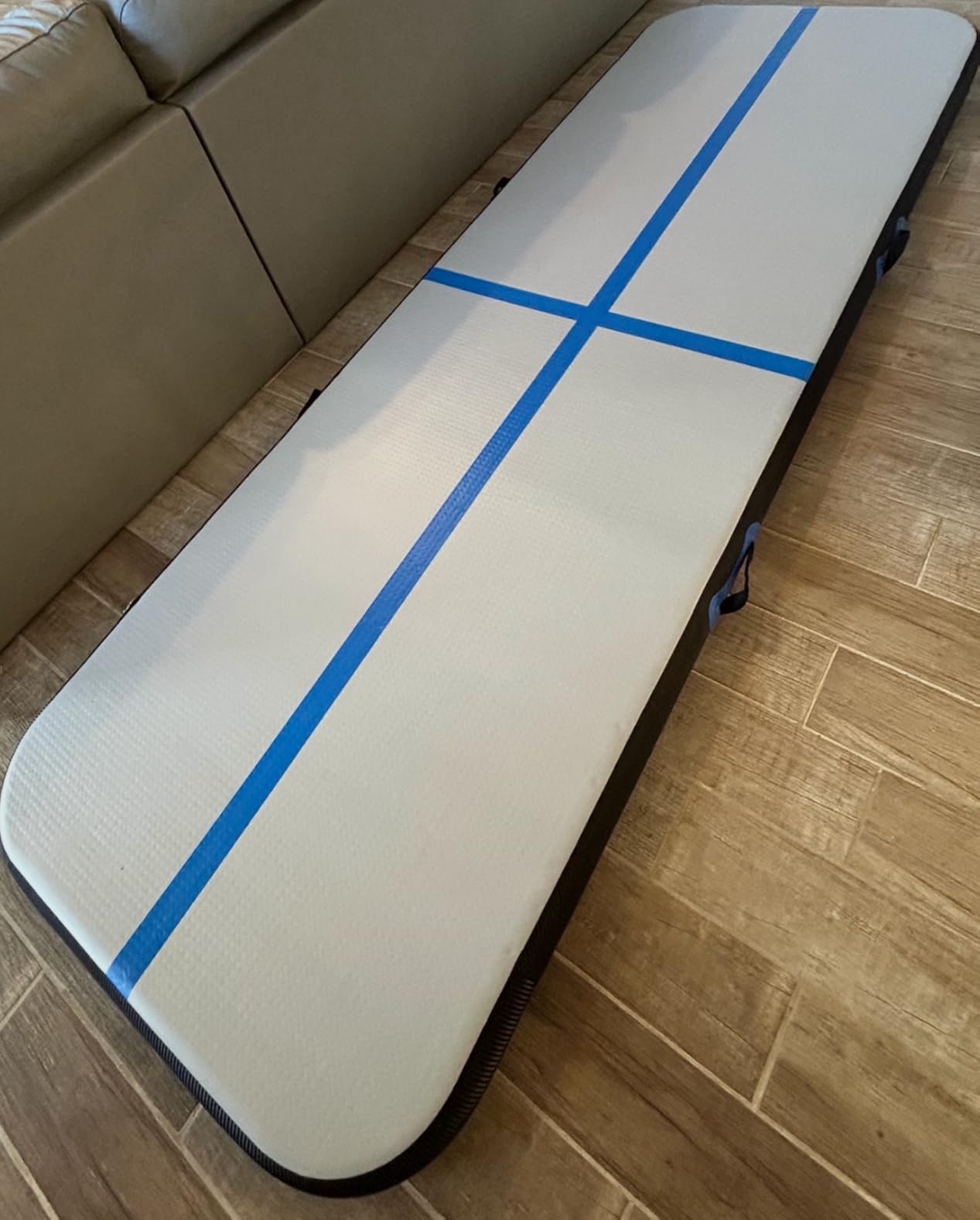 Inflatable Air Gymnastics Tumbling Mat 6ft 10ft 13ft 16ft 20ft customer photo 1