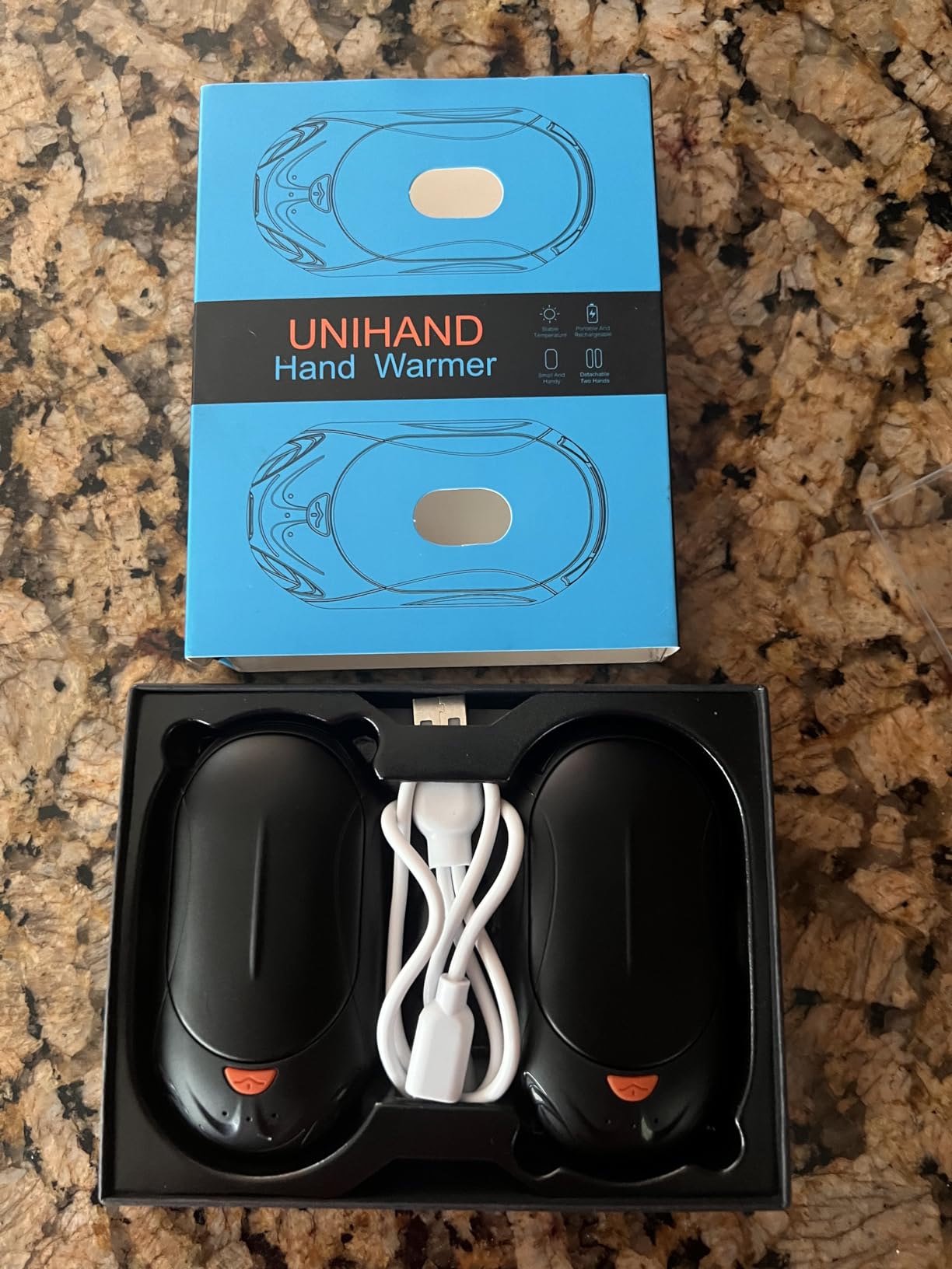 AI Hand Warmers Rechargeable 2 Pack, AI Smart Chips Electric Hand Warmers, 20Hrs Long Safe Heat, Portable Pocket Heater, Gifts for Christmas, Outdoor, Hunting, Golf, Camping Accessories customer photo 2