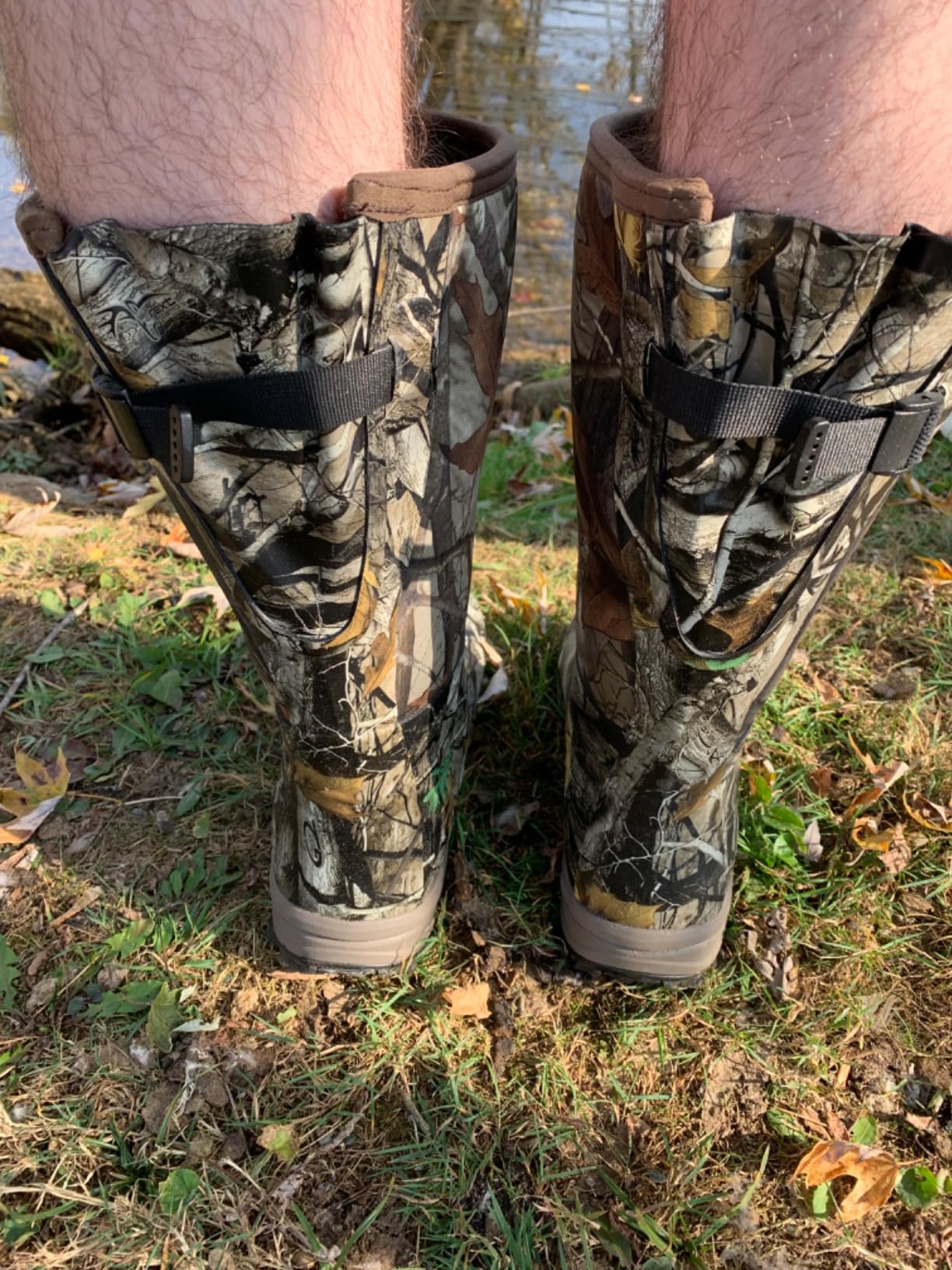 Hunting Boots for Men, Waterproof Insulated 6mm Neoprene Rubber Boots for Hunting and Outdoor Activities (Camo) customer photo 1