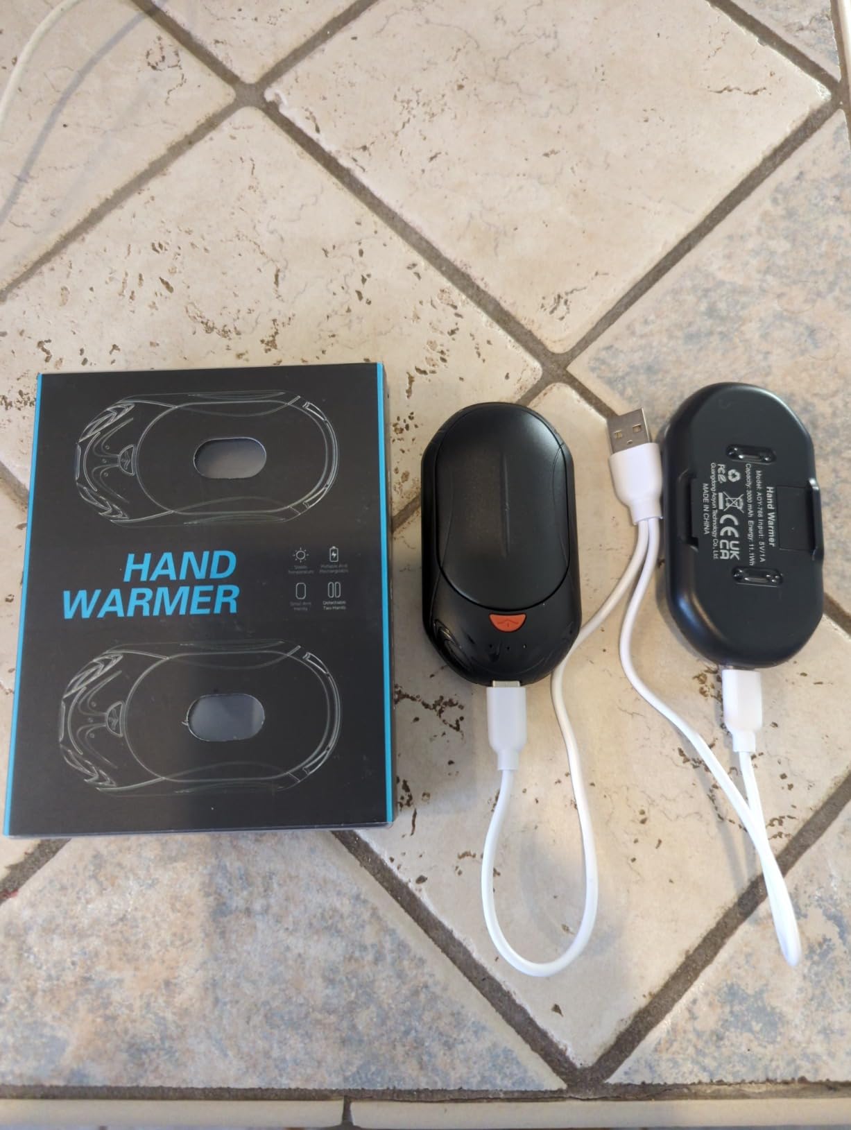POMPONGO Hand Warmers, 20H Heat, Rechargeable, Heat On Demand, 2 Pack | 108-131°F, 2s Heat-Up, Pocket-size for Hunting, Golf, Camping, Skiing. Great Gifts for Men Christmas, Stocking Stuffers customer photo 2