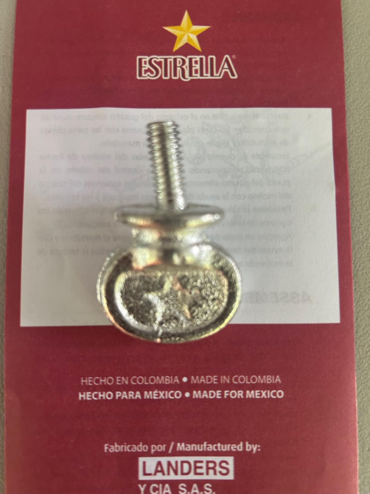 Estrella Manual Grain Mill, Molino para Moler Maiz, Cast Iron Grinder customer photo 1